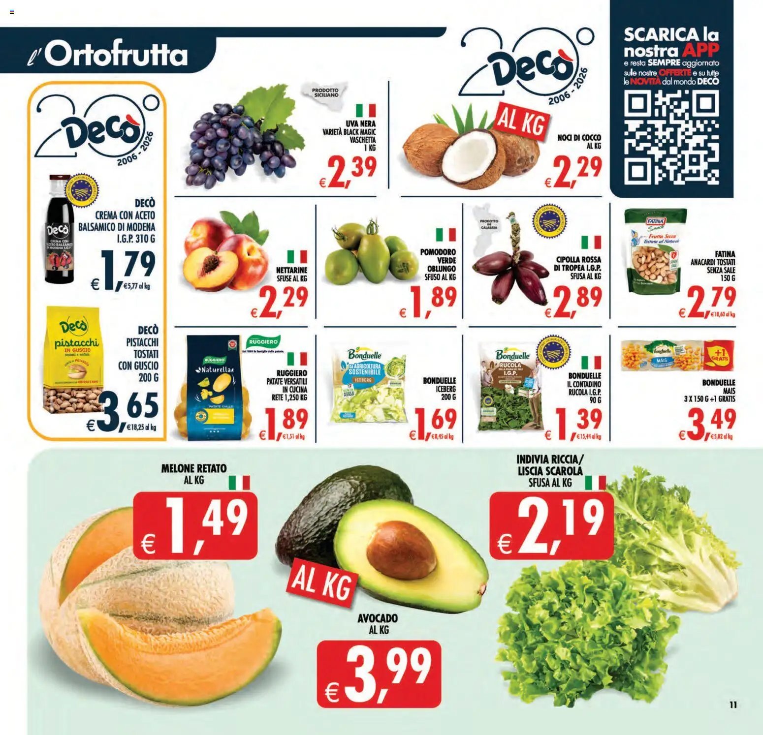 Decò volantino Maxistore, Supermercati Lipari