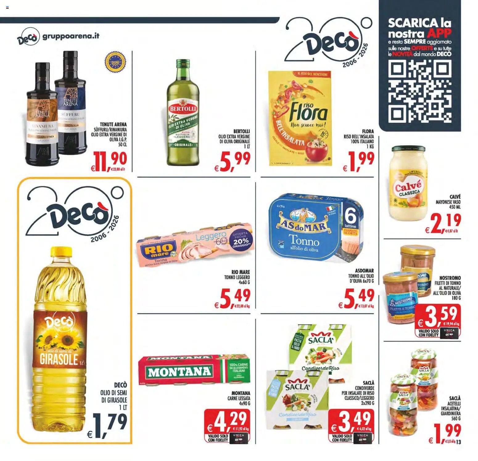 Decò volantino Maxistore, Supermercati Lipari