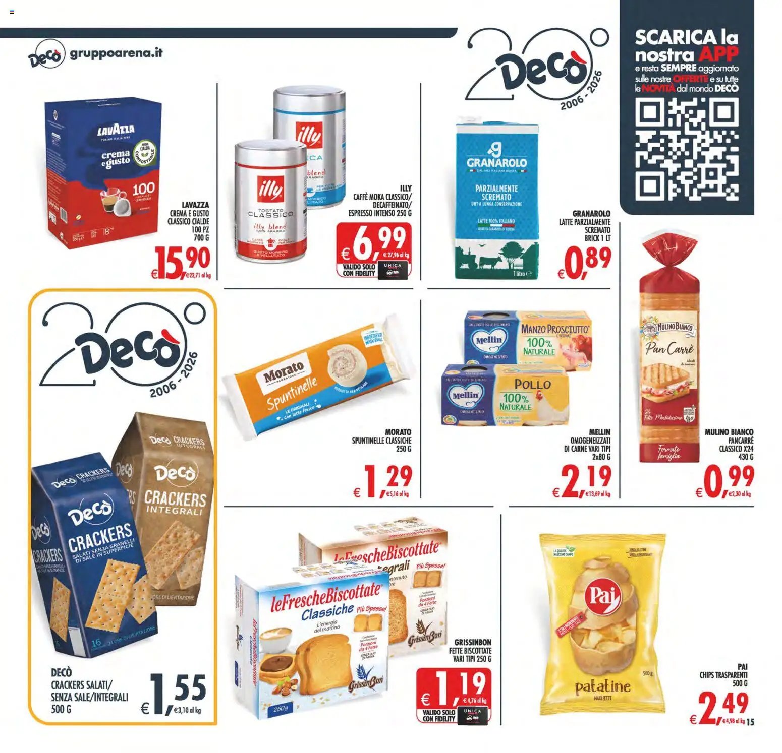Decò volantino Maxistore, Supermercati Lipari