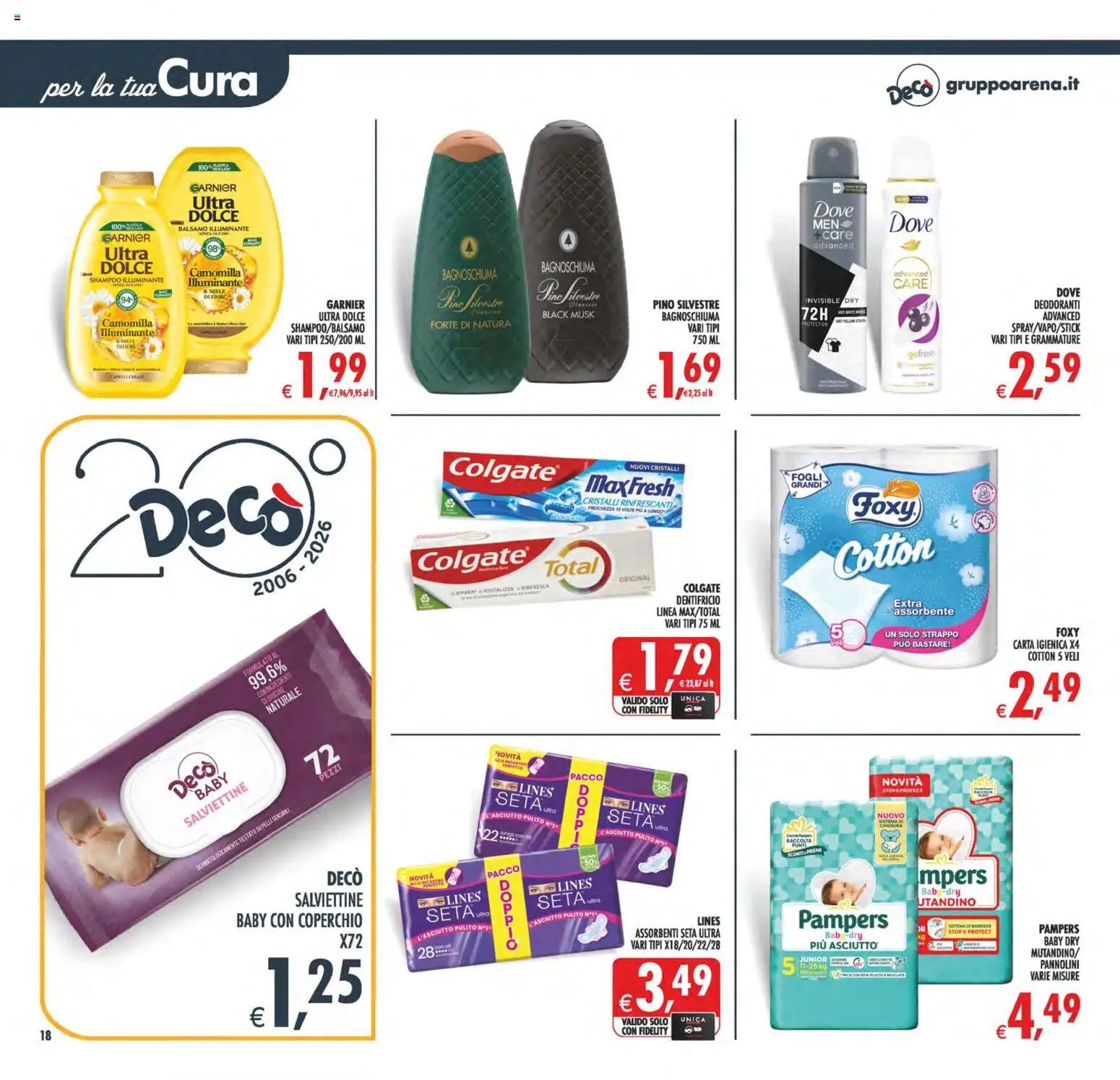 Decò volantino Maxistore, Supermercati Lipari