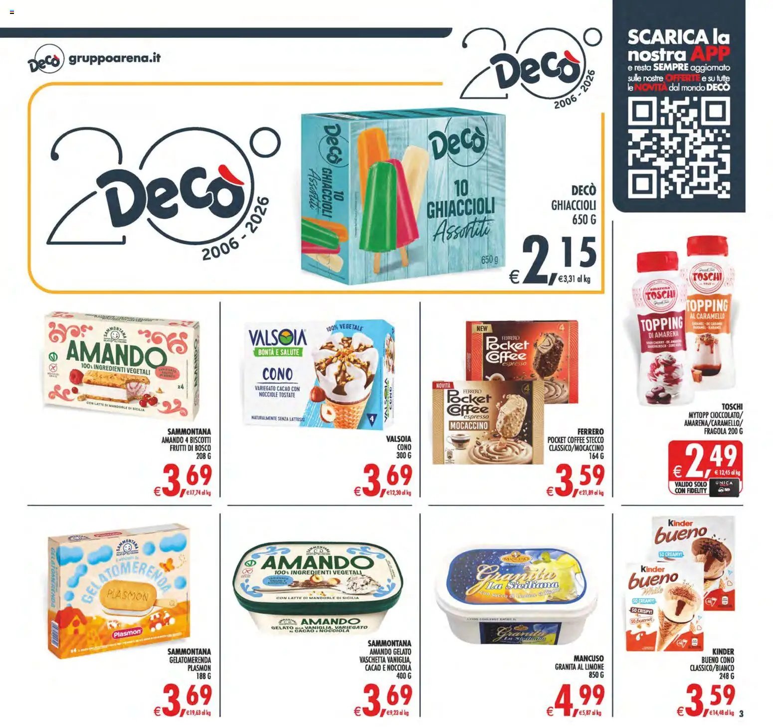 Decò volantino Maxistore, Supermercati Lipari