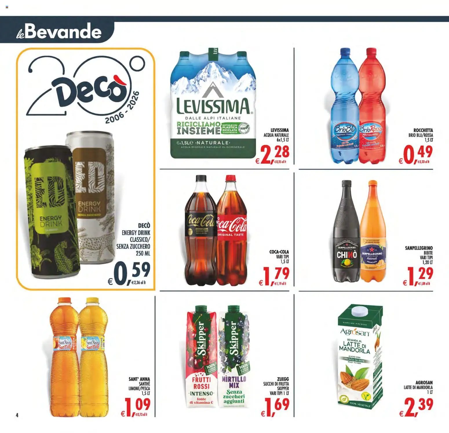 Decò volantino Maxistore, Supermercati Lipari