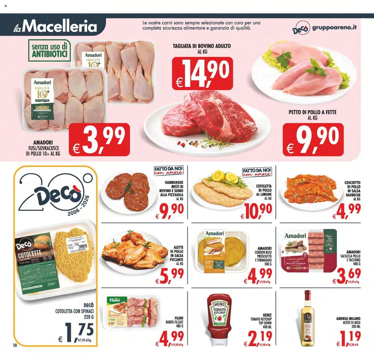 Decò volantino Maxistore, Supermercati Lipari