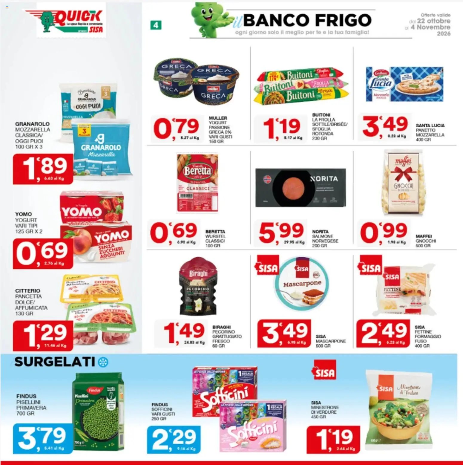 SISA volantino Quick