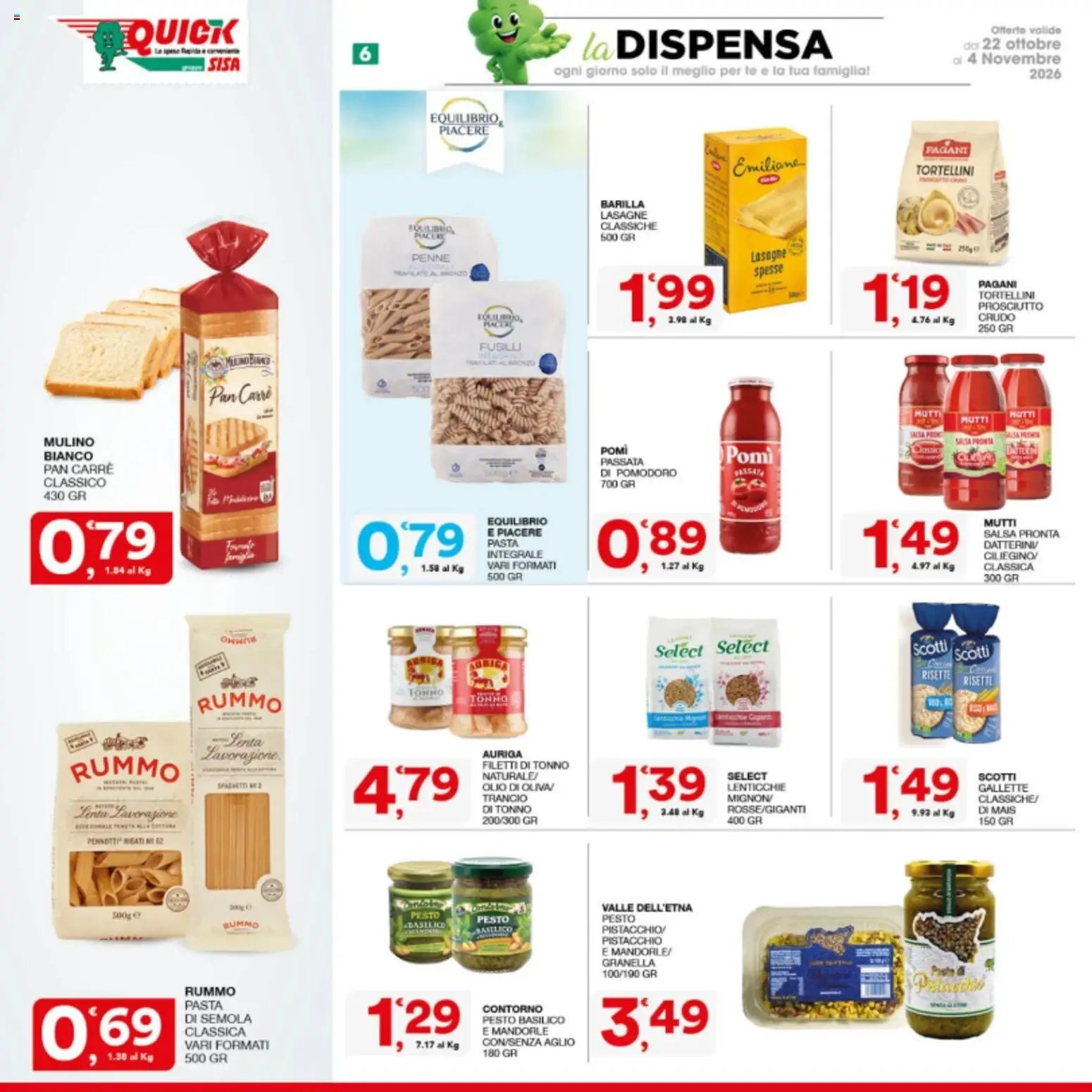 SISA volantino Quick