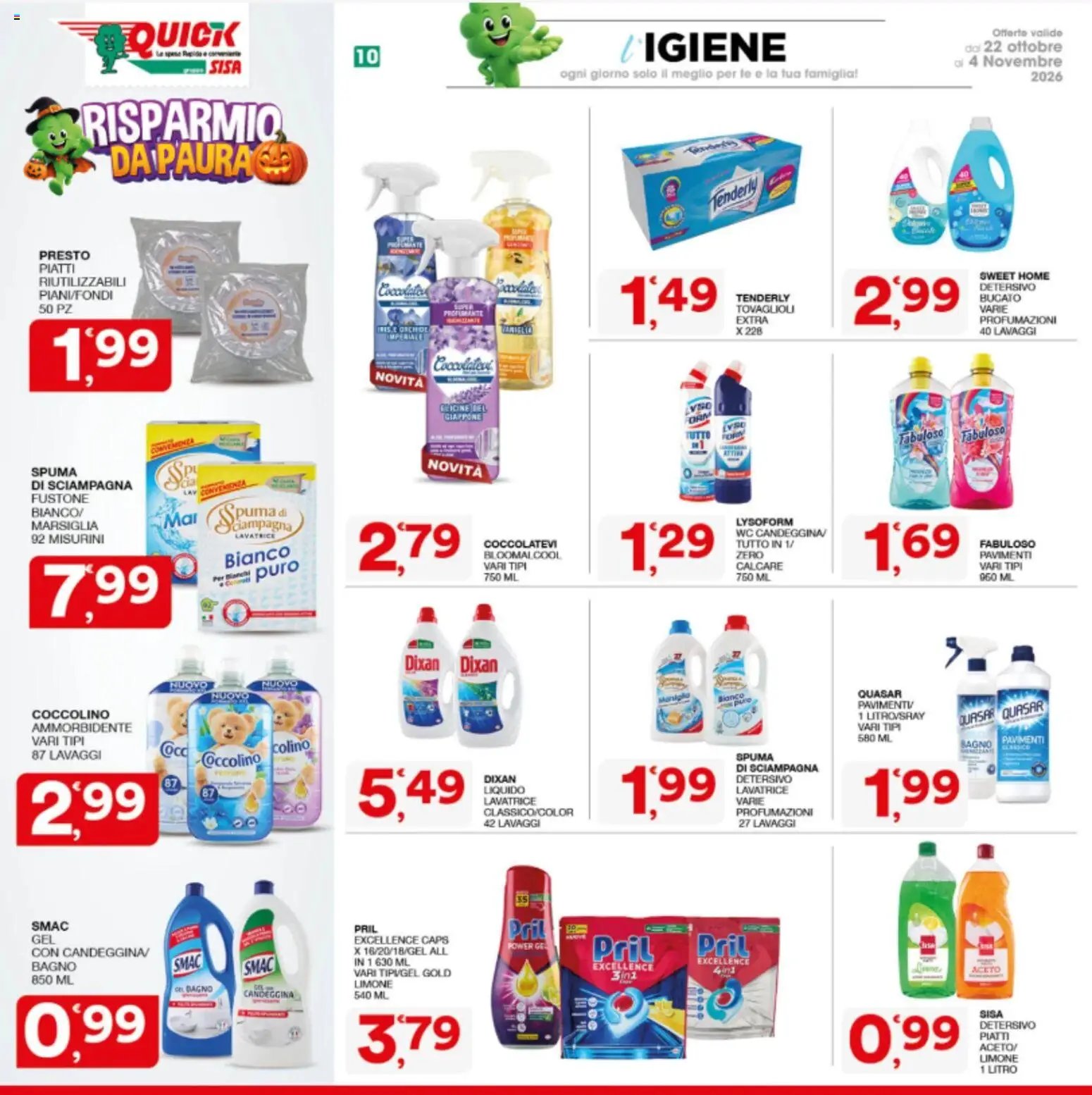 SISA volantino Quick