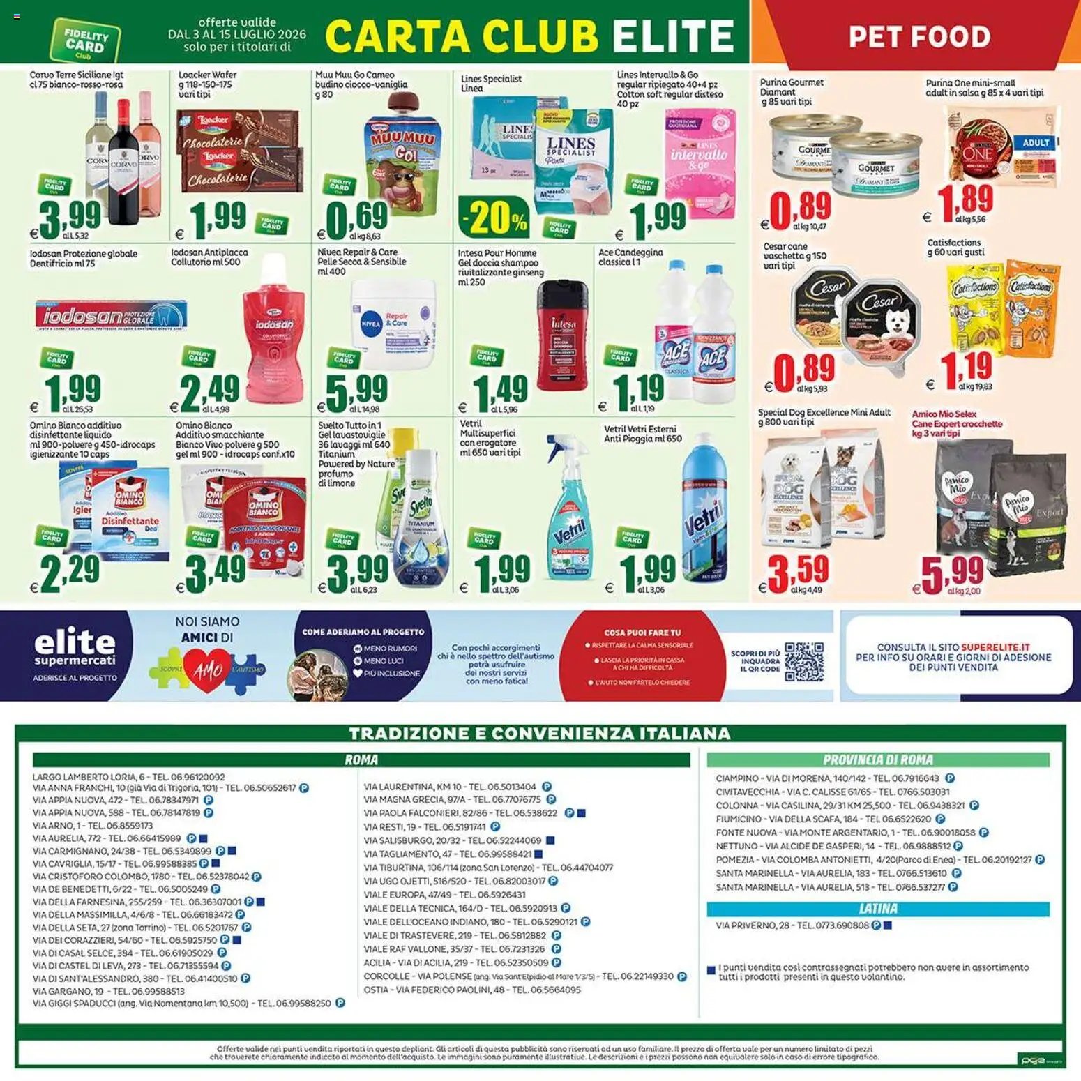 Elite Supermercati volantino