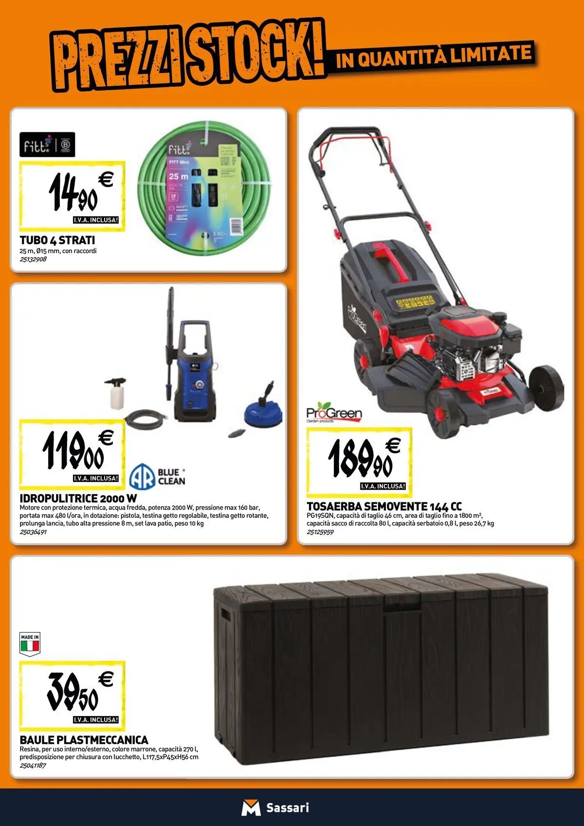 TECNOMAT - Straordinari prezzi stock!