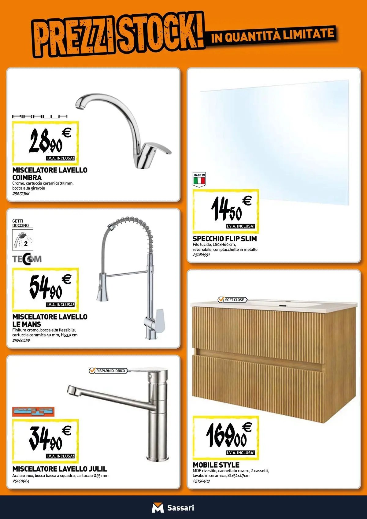 TECNOMAT - Straordinari prezzi stock!