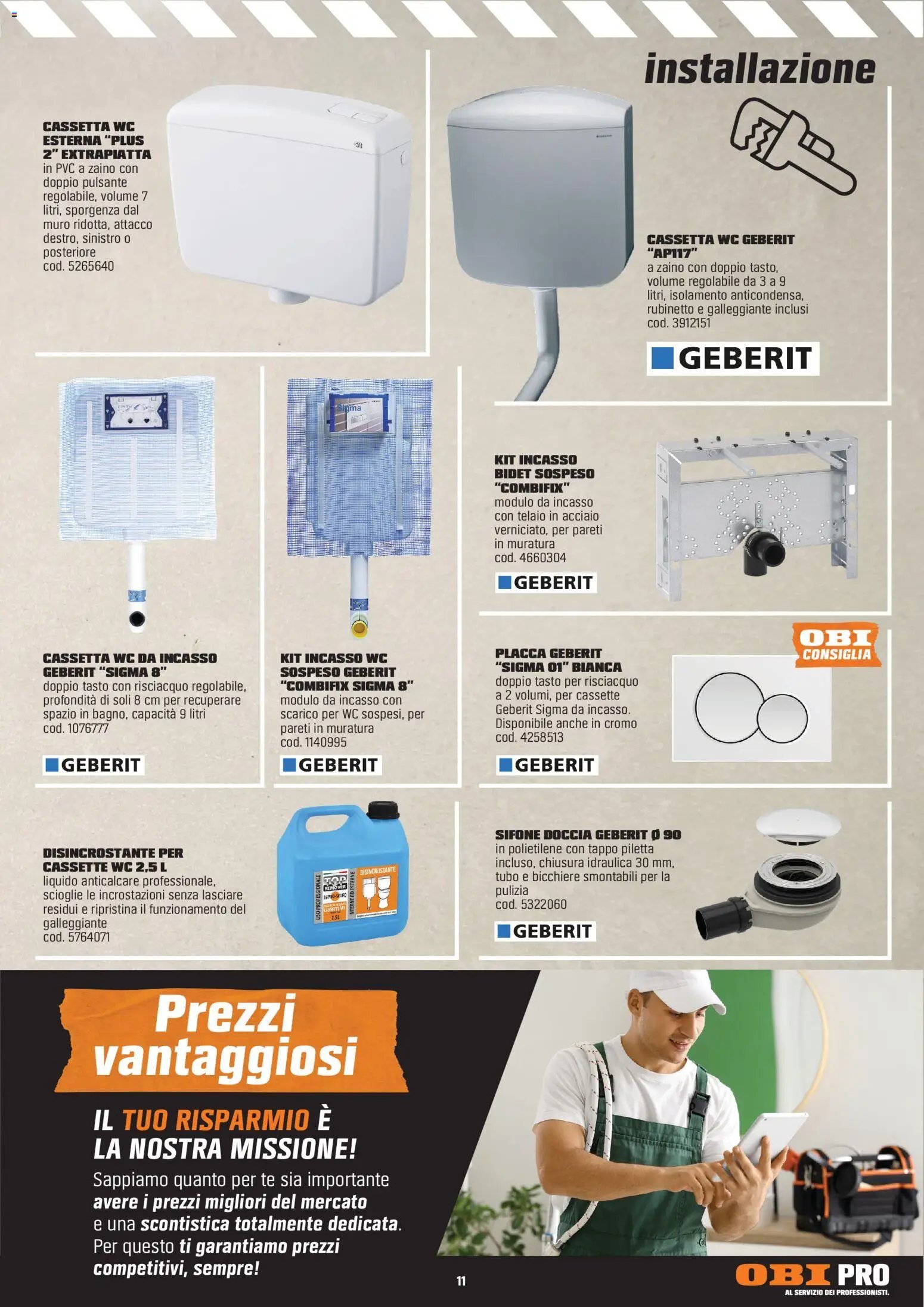 OBI volantino Al Servizio Dei Professionisti