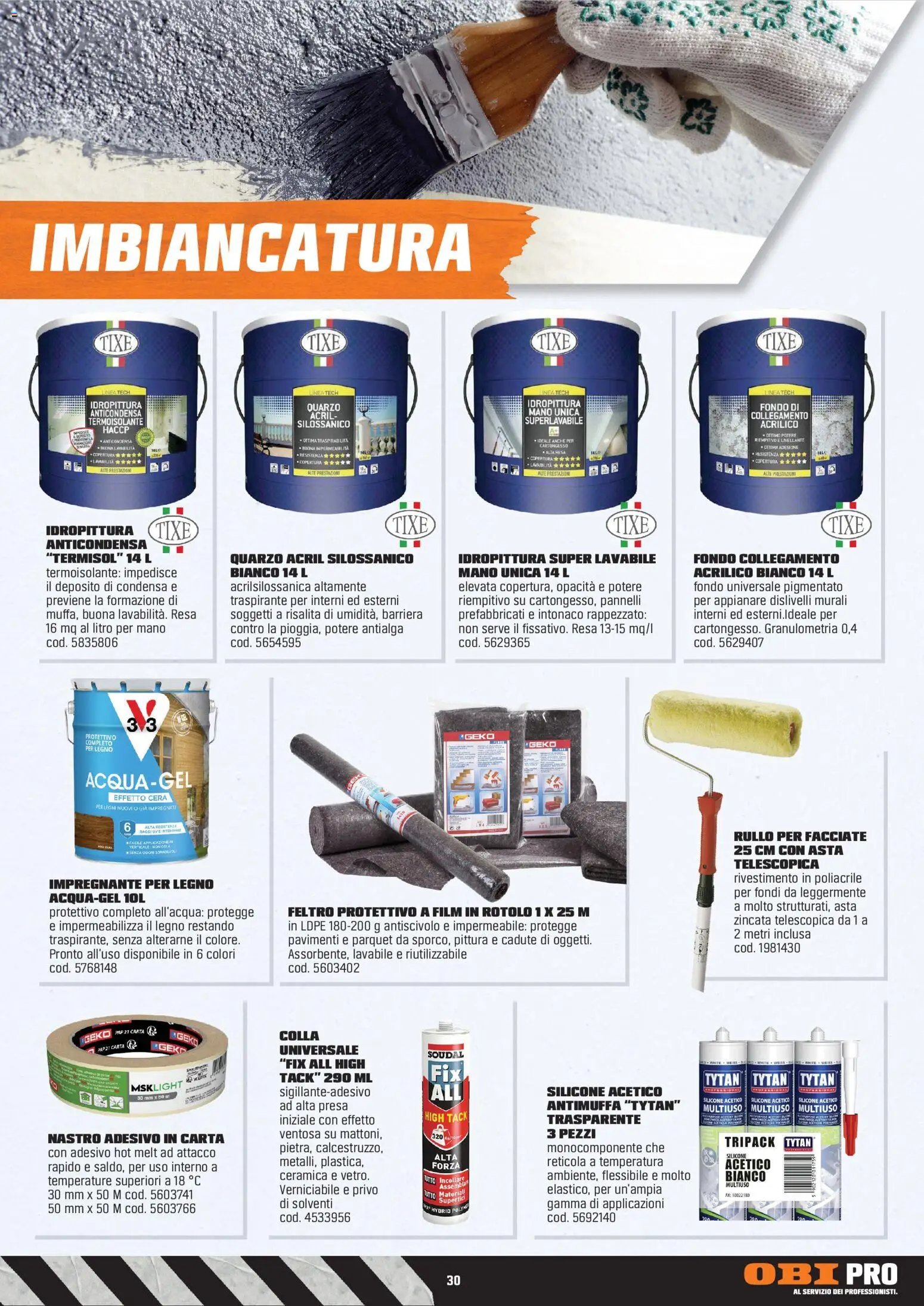 OBI volantino Al Servizio Dei Professionisti