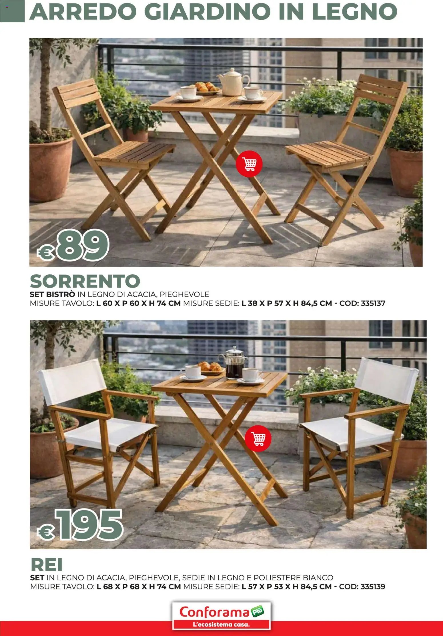 Conforama volantino Giardino (2026-03-19 - 2026-05-31)