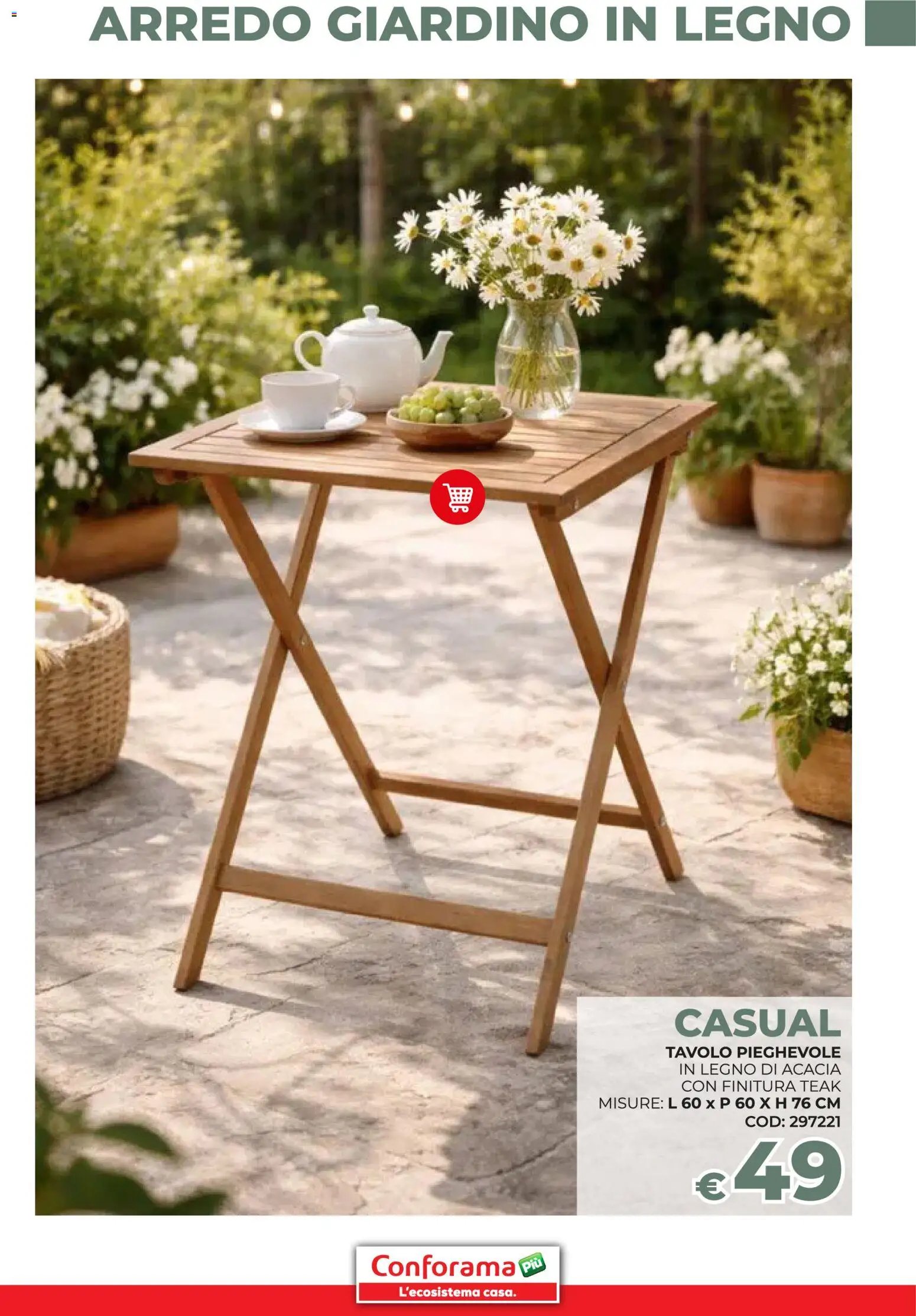 Conforama volantino Giardino (2026-03-19 - 2026-05-31)