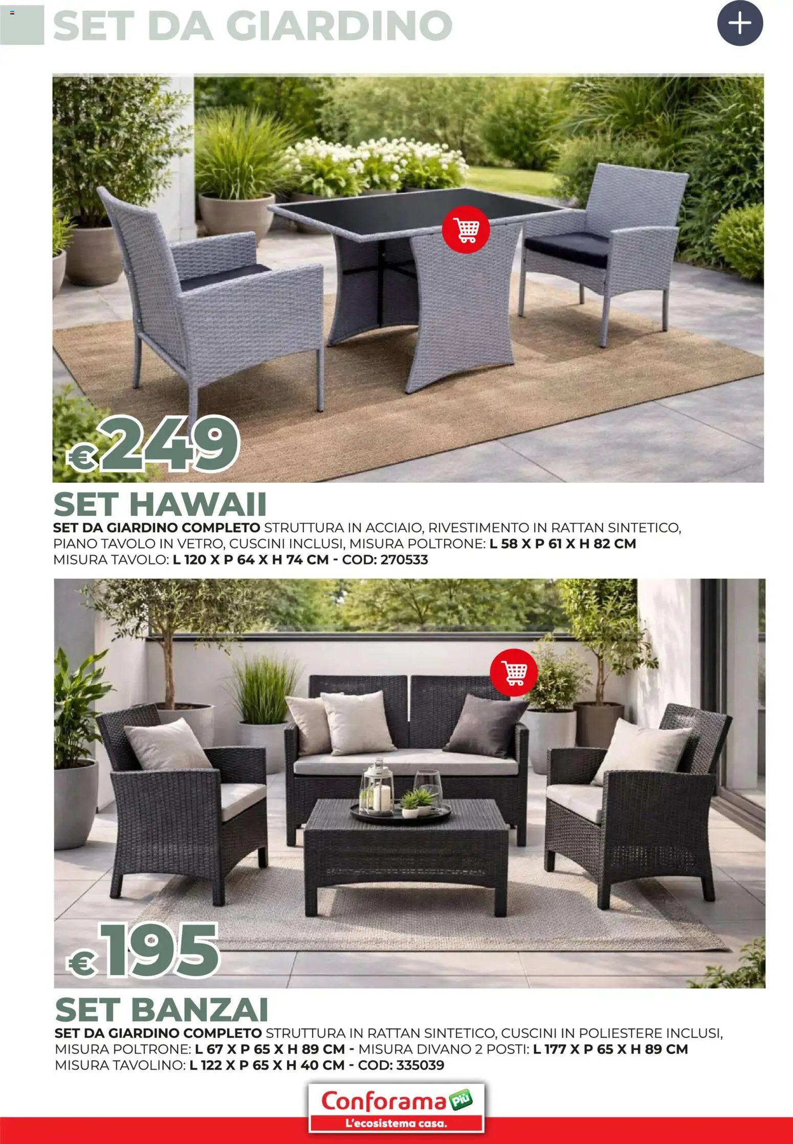 Conforama volantino Giardino (2026-03-19 - 2026-05-31)