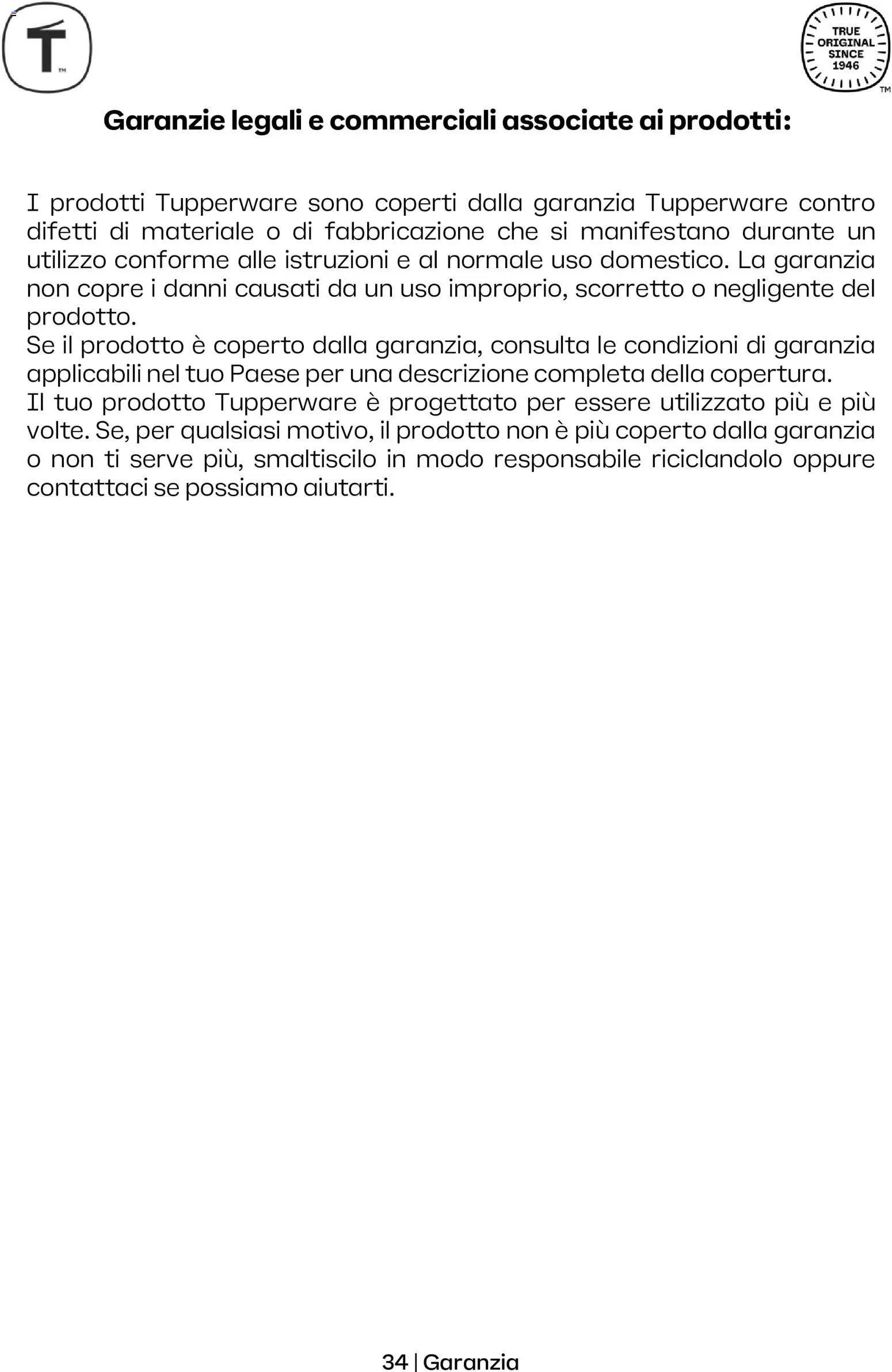 Tupperware volantino