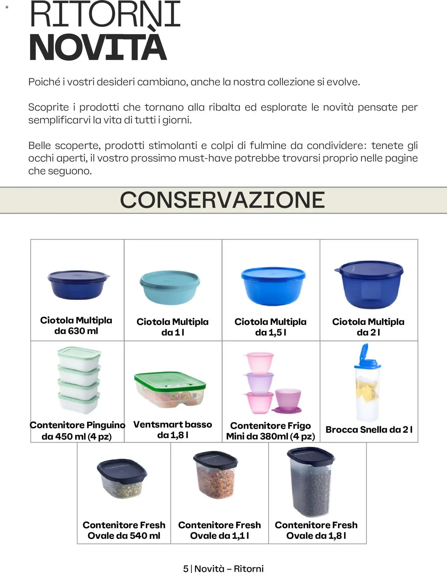 Tupperware volantino