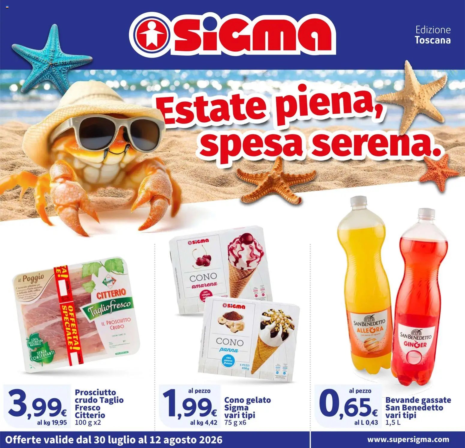 SIGMA volantino Toscana