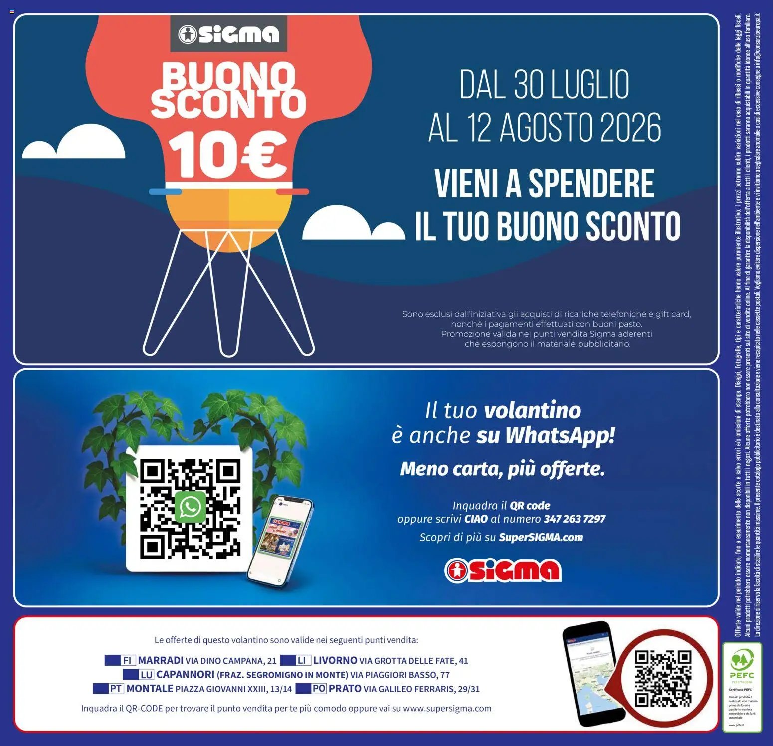 SIGMA volantino Toscana