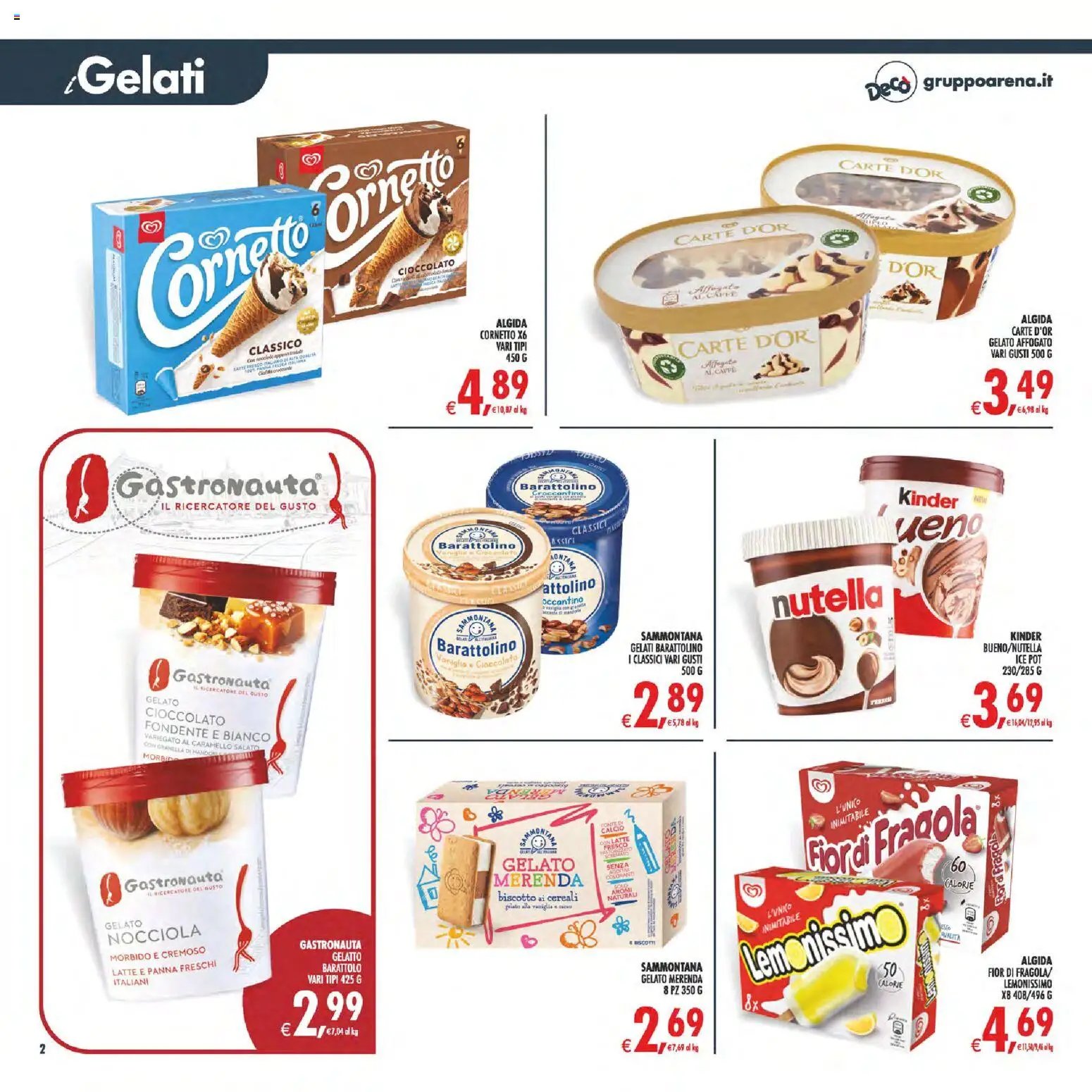 Decò volantino Maxistore, Supermercati Lipari