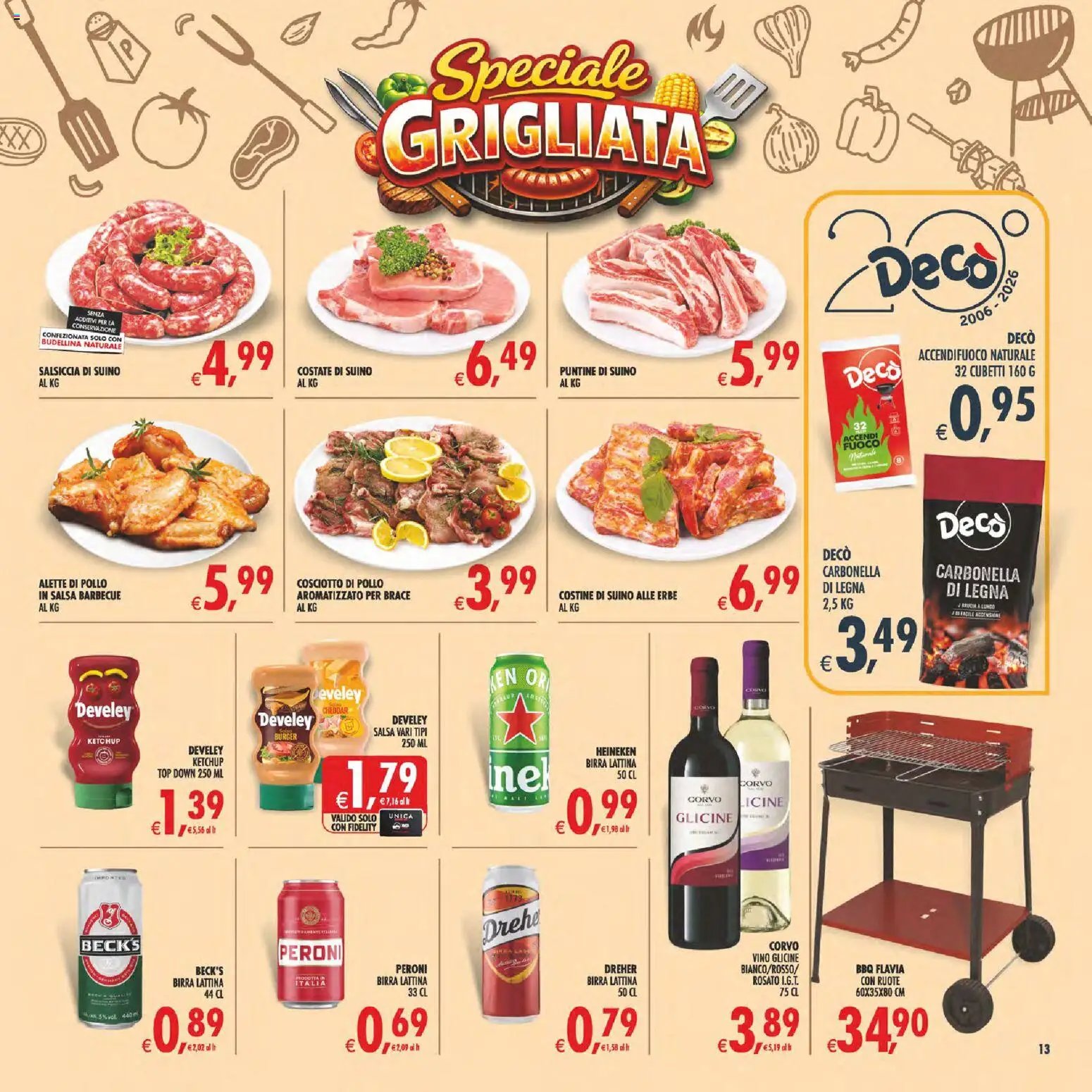 Decò volantino Maxistore, Supermercati Lipari