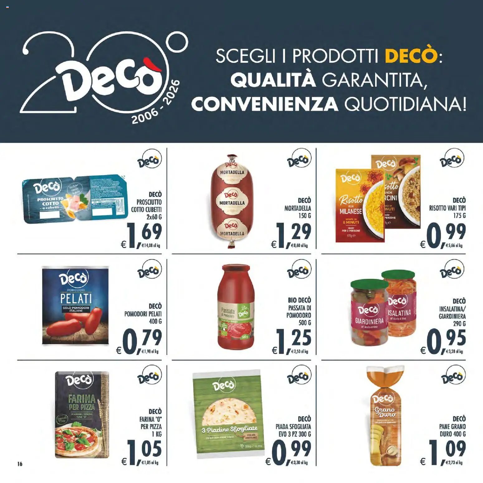 Decò volantino Maxistore, Supermercati Lipari