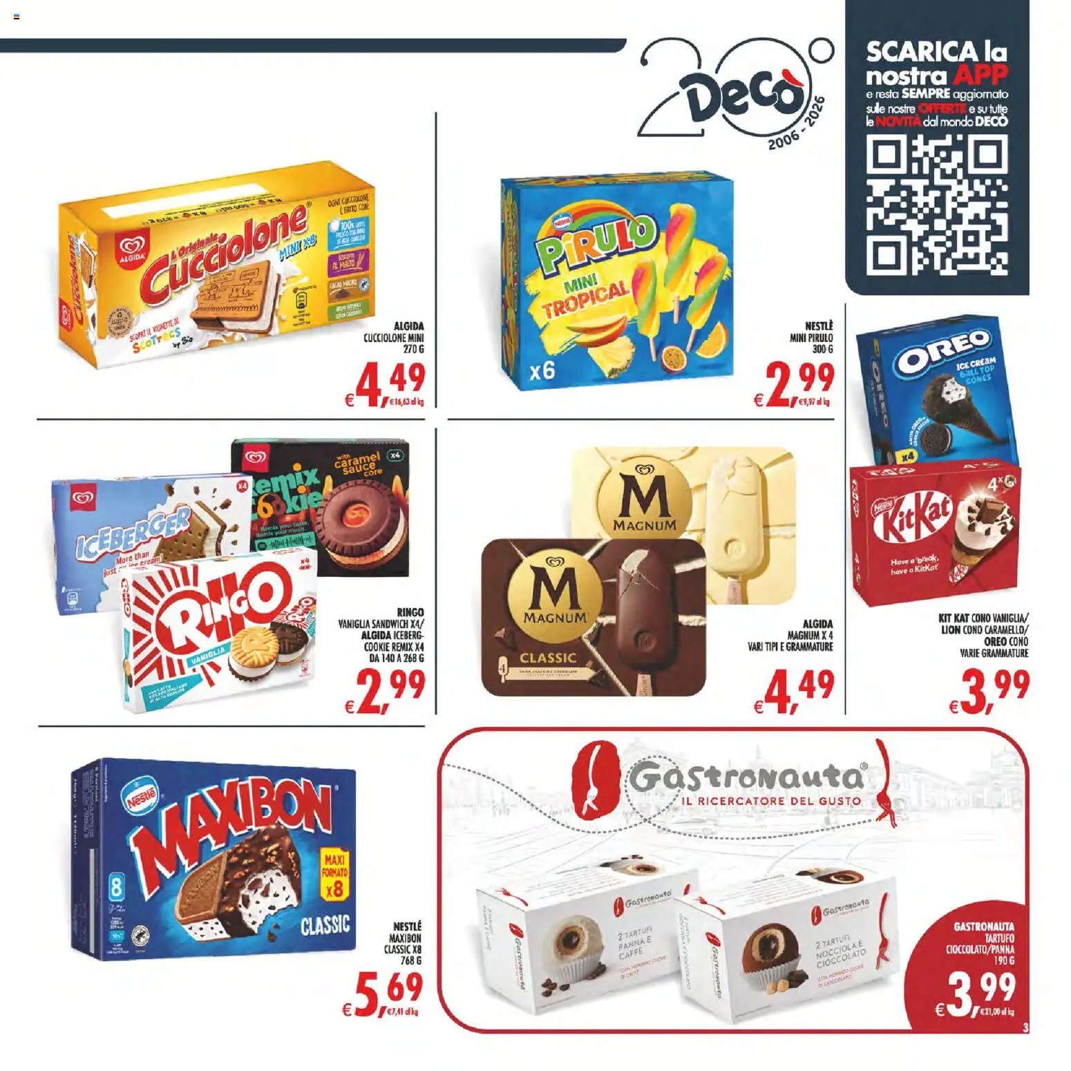 Decò volantino Maxistore, Supermercati Lipari