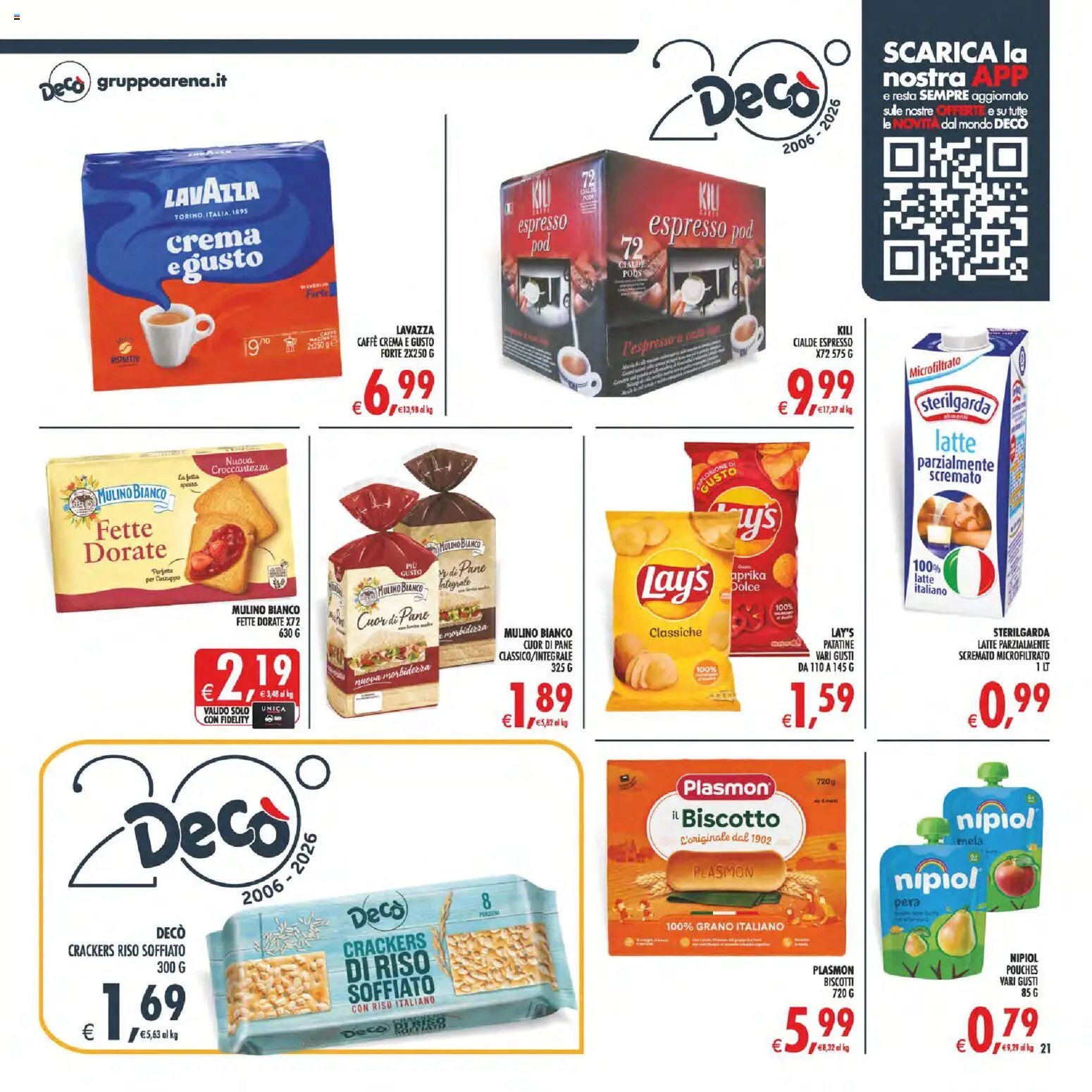 Decò volantino Maxistore, Supermercati Lipari