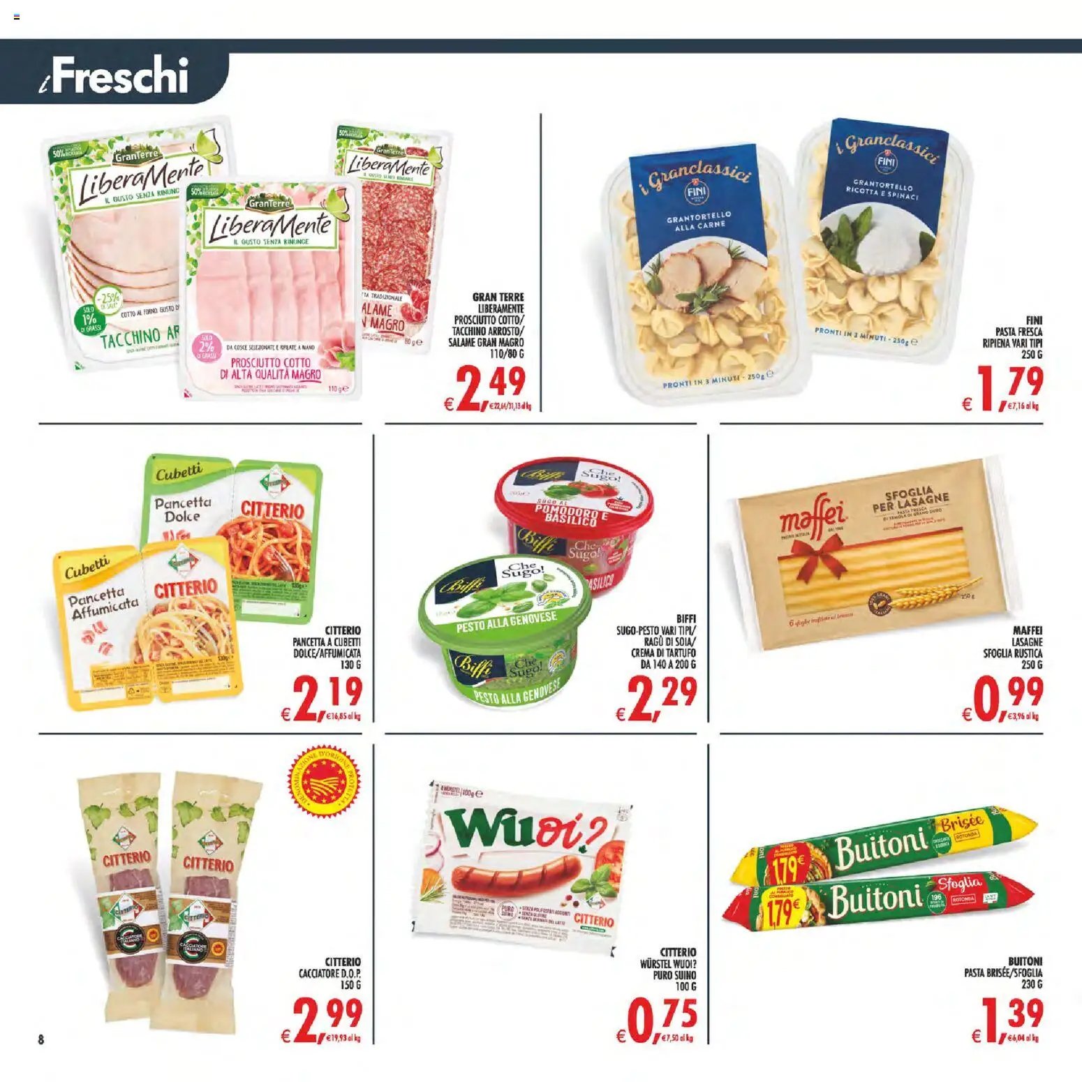 Decò volantino Maxistore, Supermercati Lipari