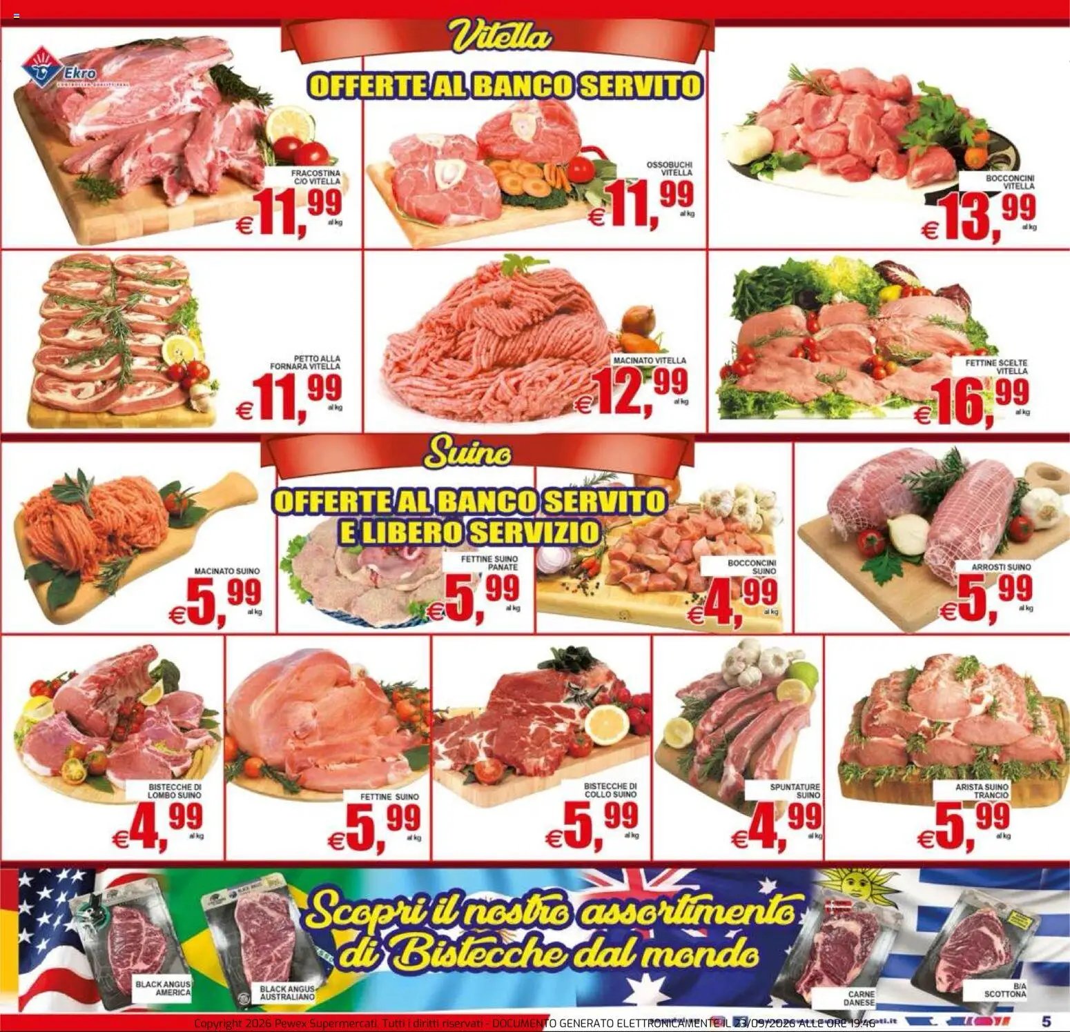 Pewex volantino Ultramercato Irnerio