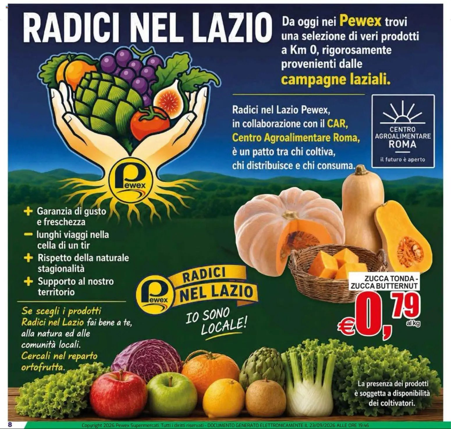 Pewex volantino Ultramercato Irnerio