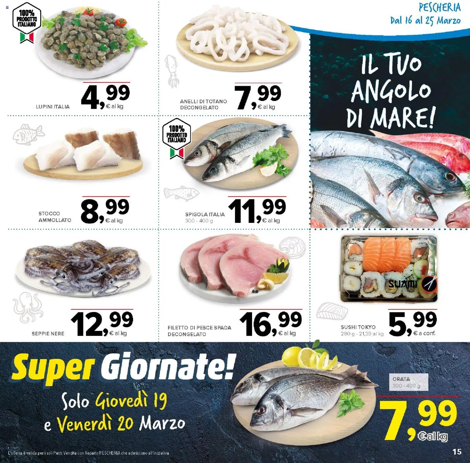 Todis volantino Pescheria, Macelleria (2026-03-16 - 2026-03-25)