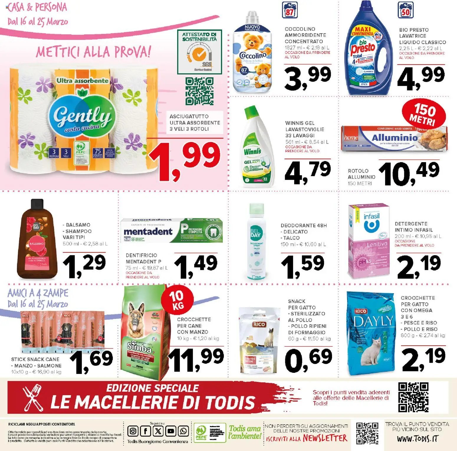 Todis volantino Pescheria, Macelleria (2026-03-16 - 2026-03-25)