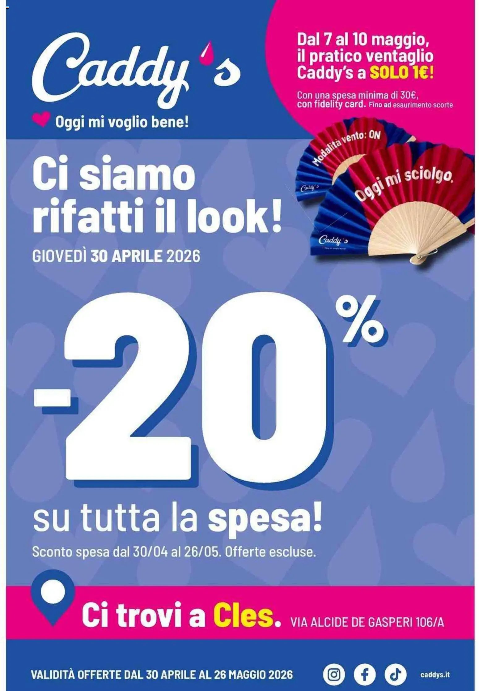 Caddy's volantino (2026-04-30 - 2026-05-26)