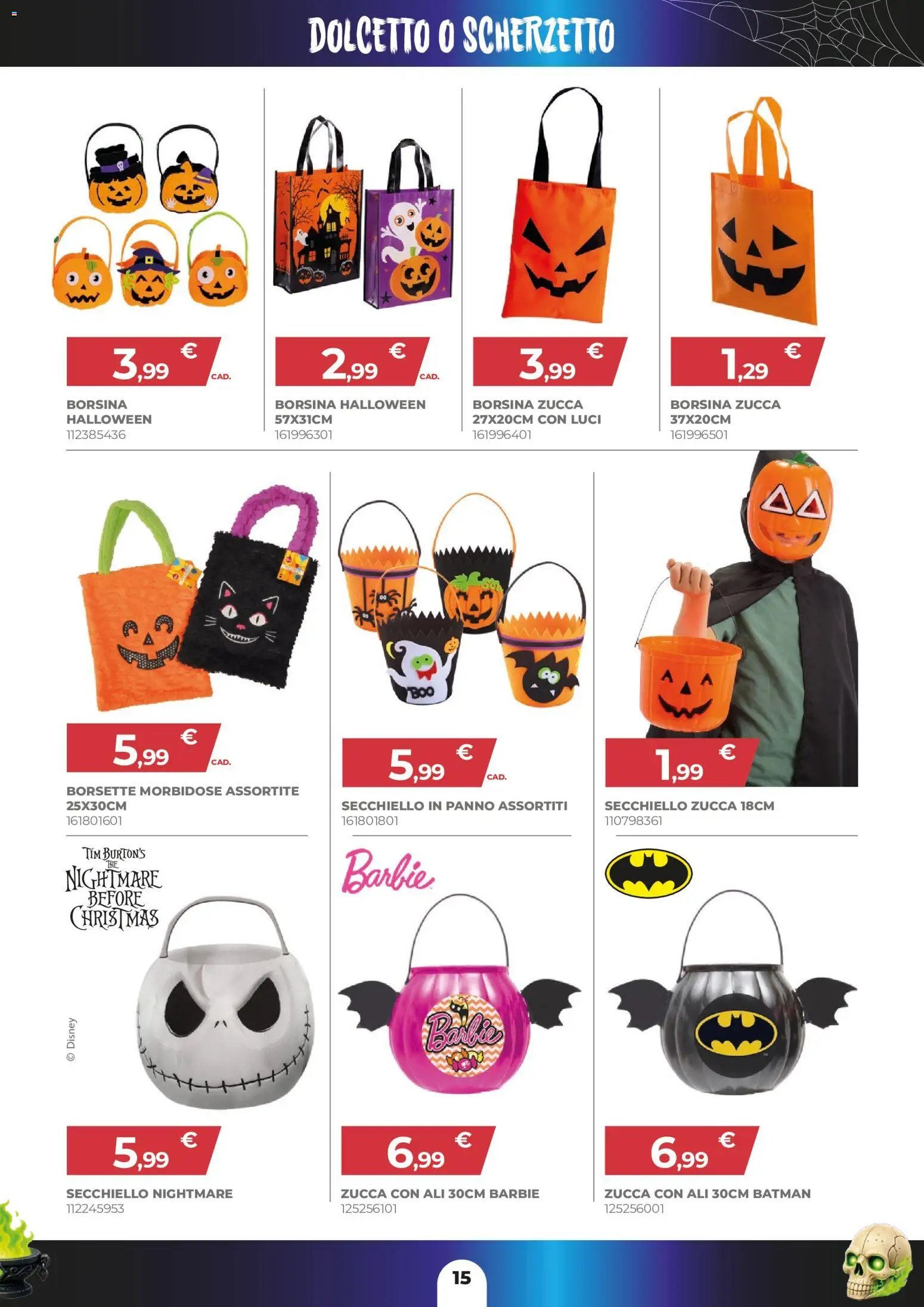 Toys Center volantino Halloween