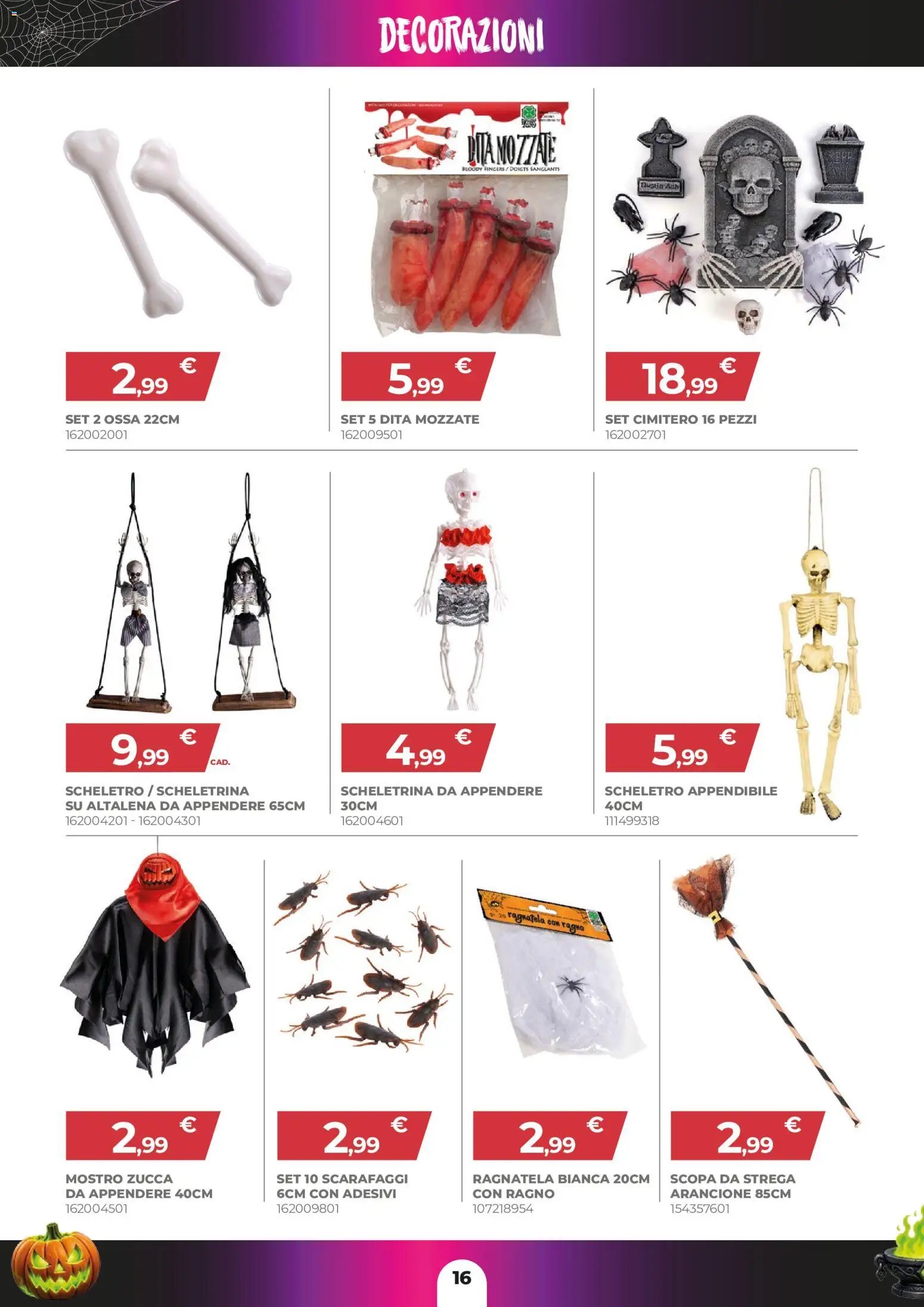 Toys Center volantino Halloween