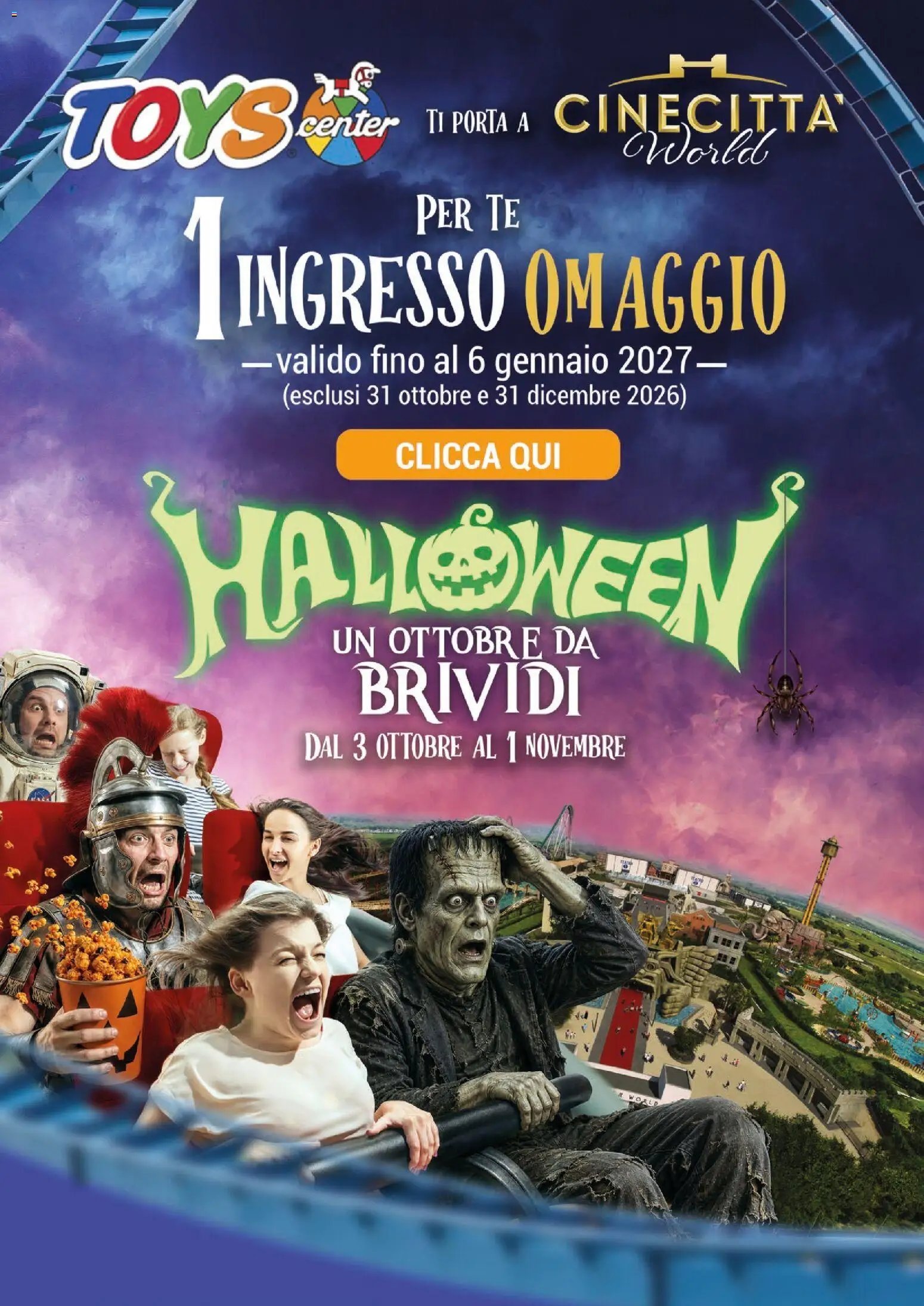 Toys Center volantino Halloween