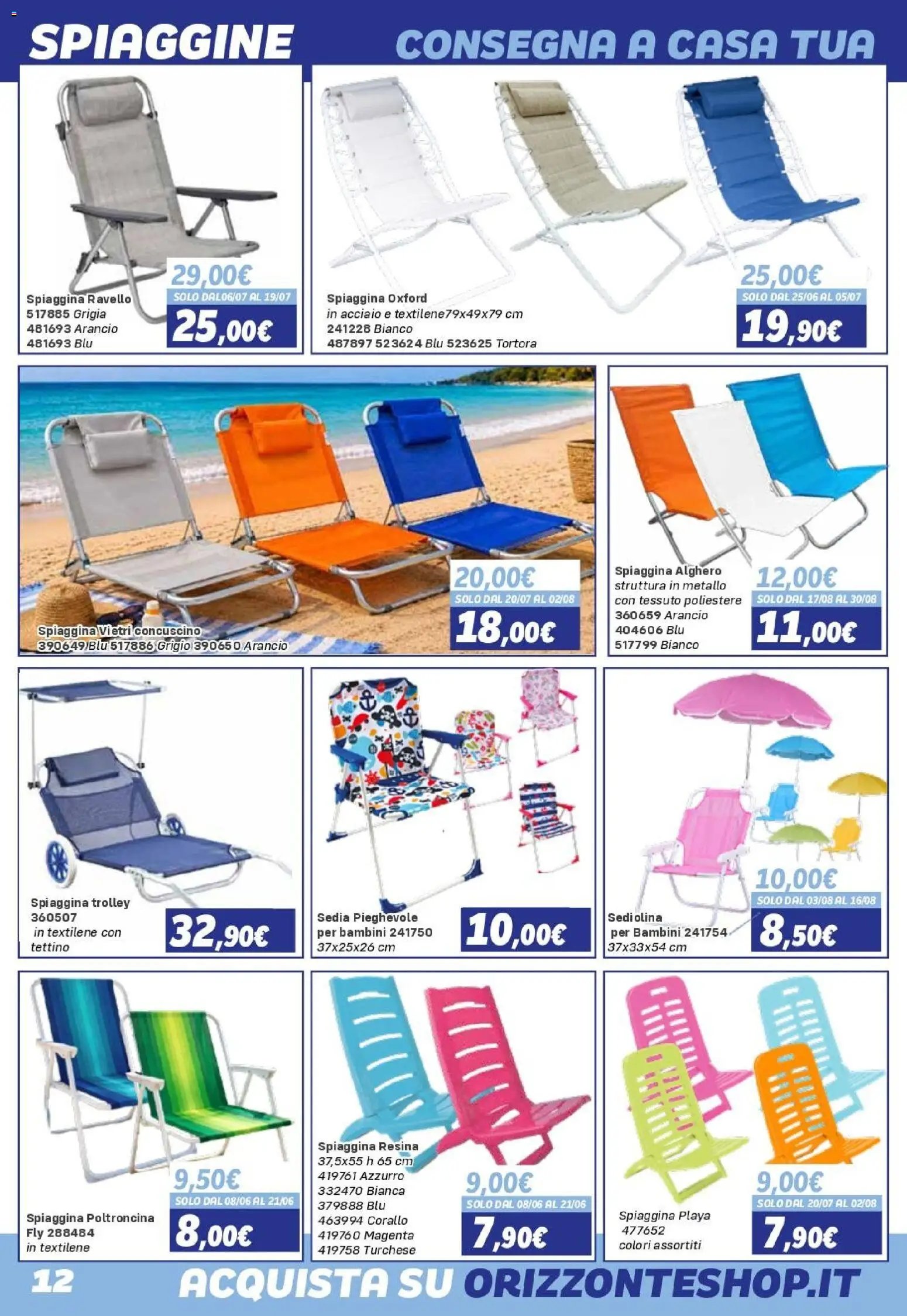 Orizzonte volantino Sport e Mare (2026-05-08 - 2026-09-27)