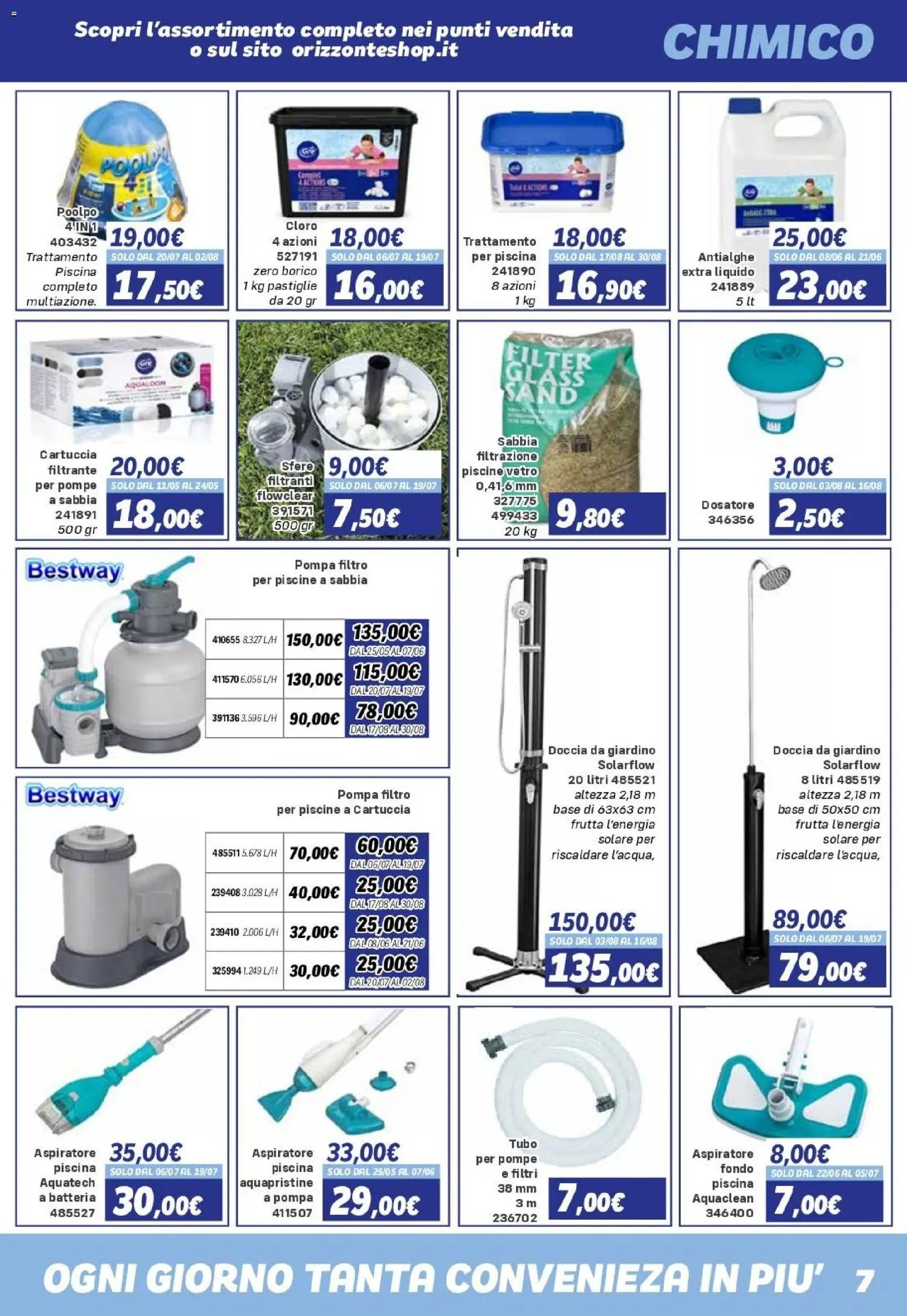 Orizzonte volantino Sport e Mare (2026-05-08 - 2026-09-27)