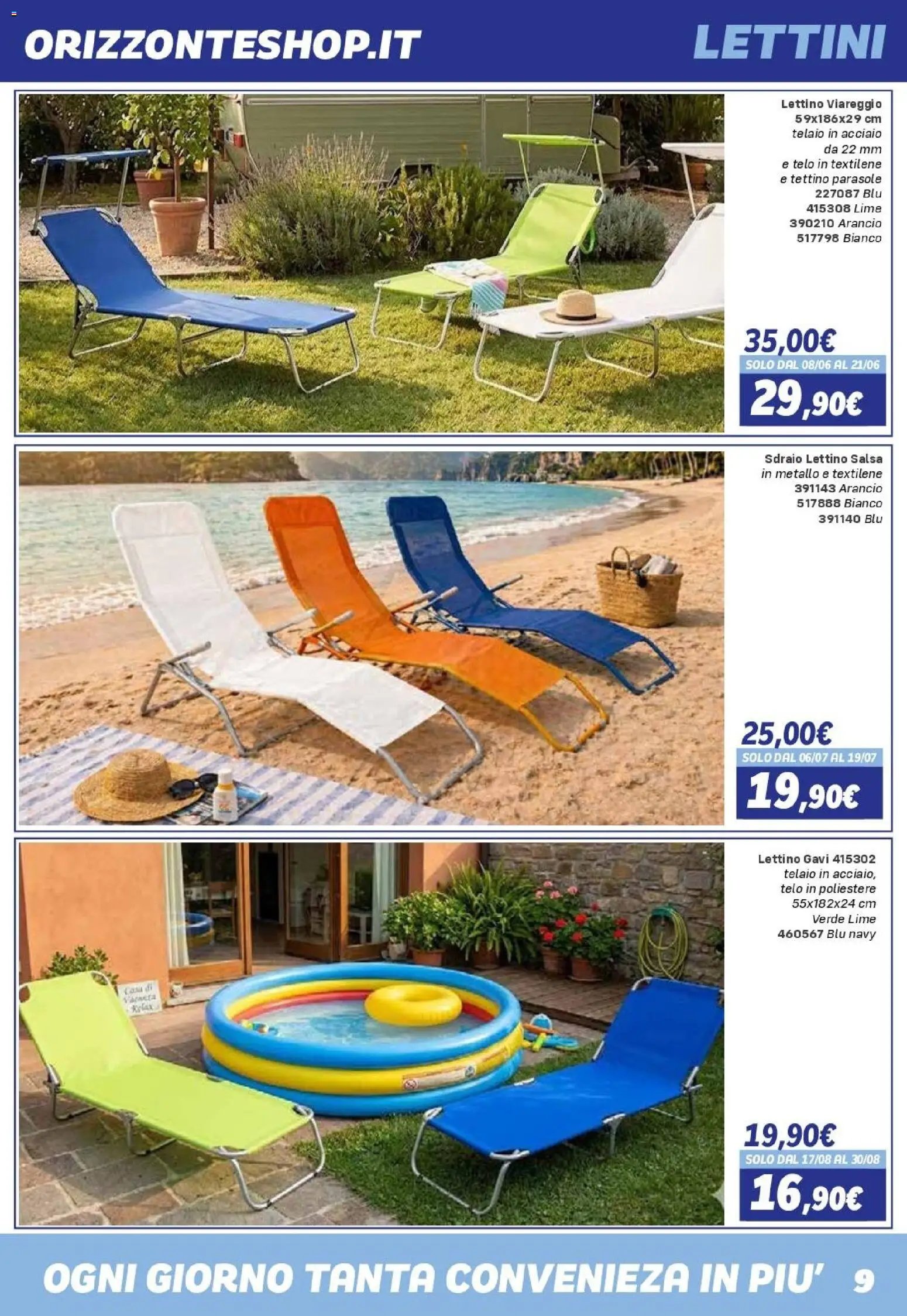Orizzonte volantino Sport e Mare (2026-05-08 - 2026-09-27)