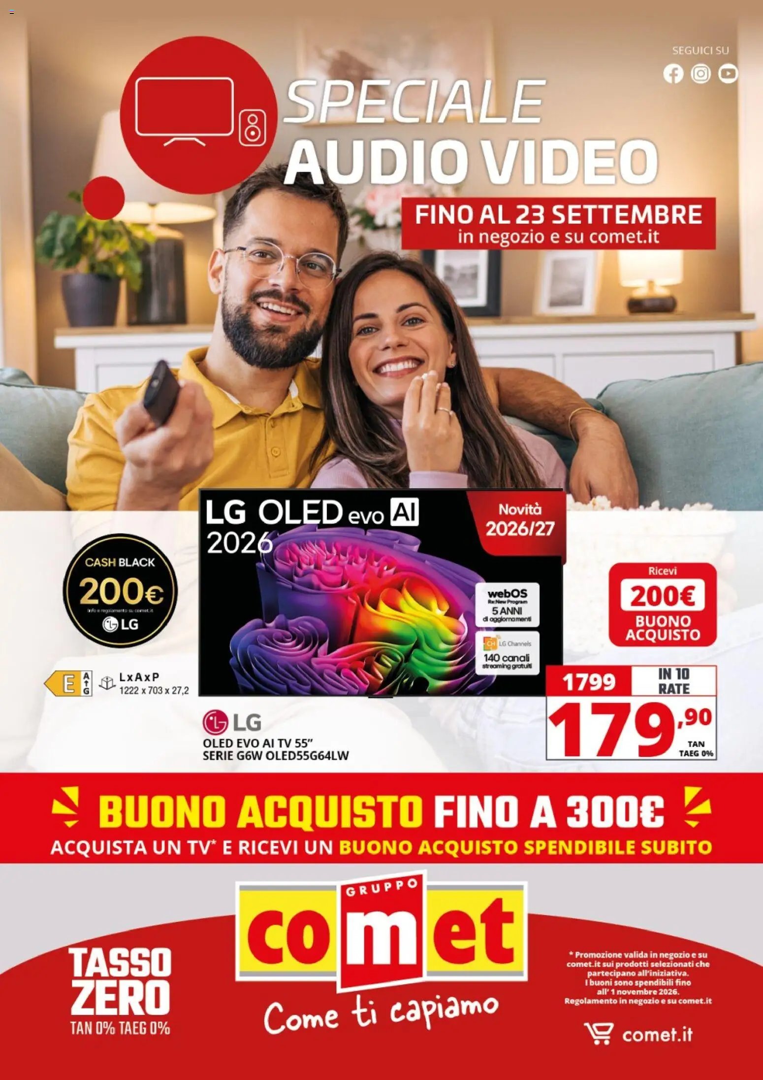Comet volantino Audio Video