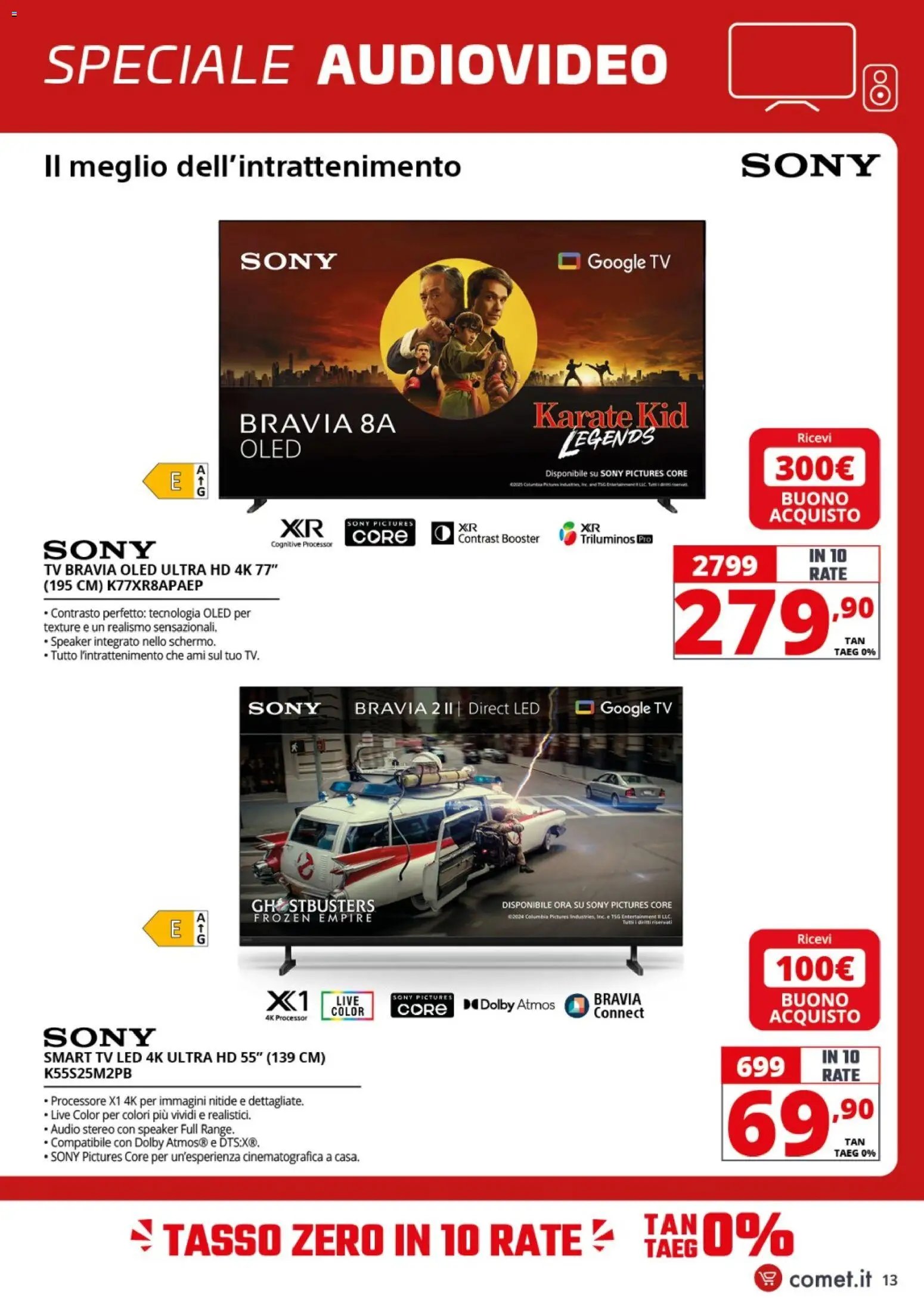 Comet volantino Audio Video