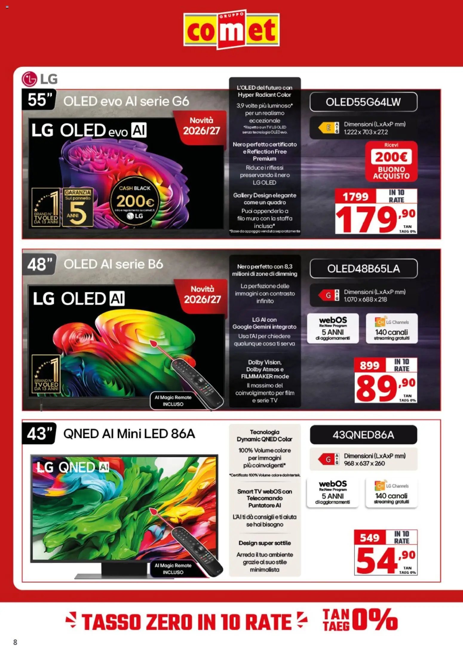 Comet volantino Audio Video