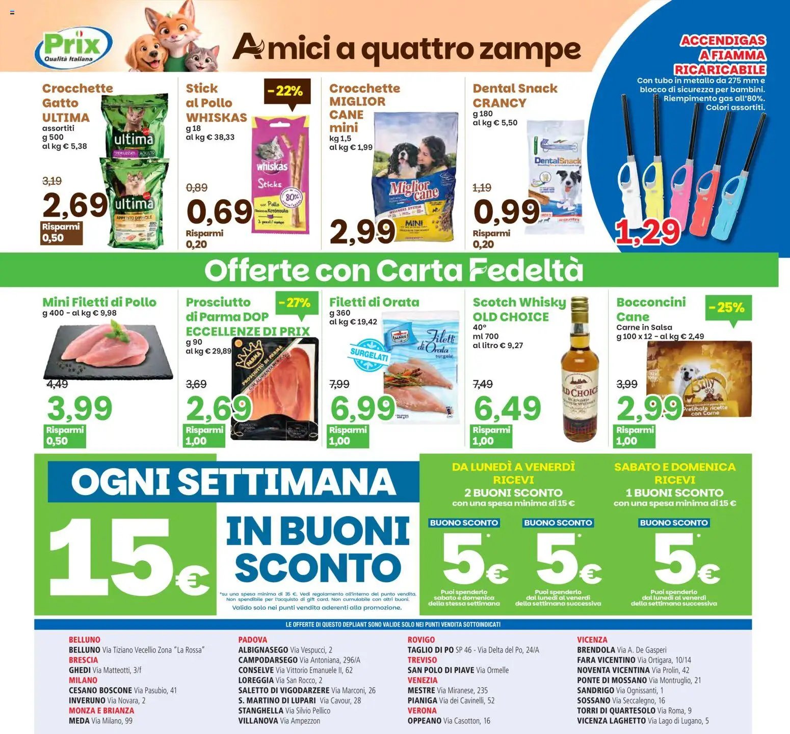Prix volantino Vicenza