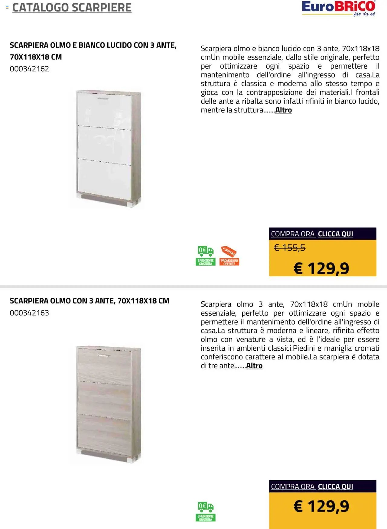 Eurobrico Scarpiere catalogo