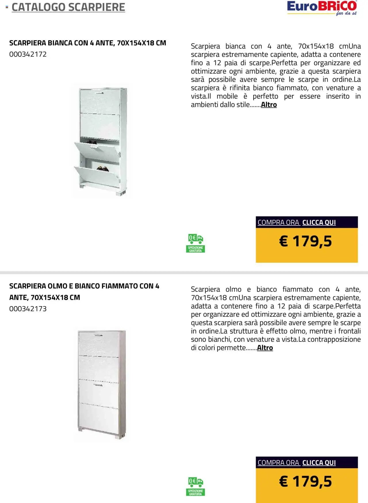 Eurobrico Scarpiere catalogo