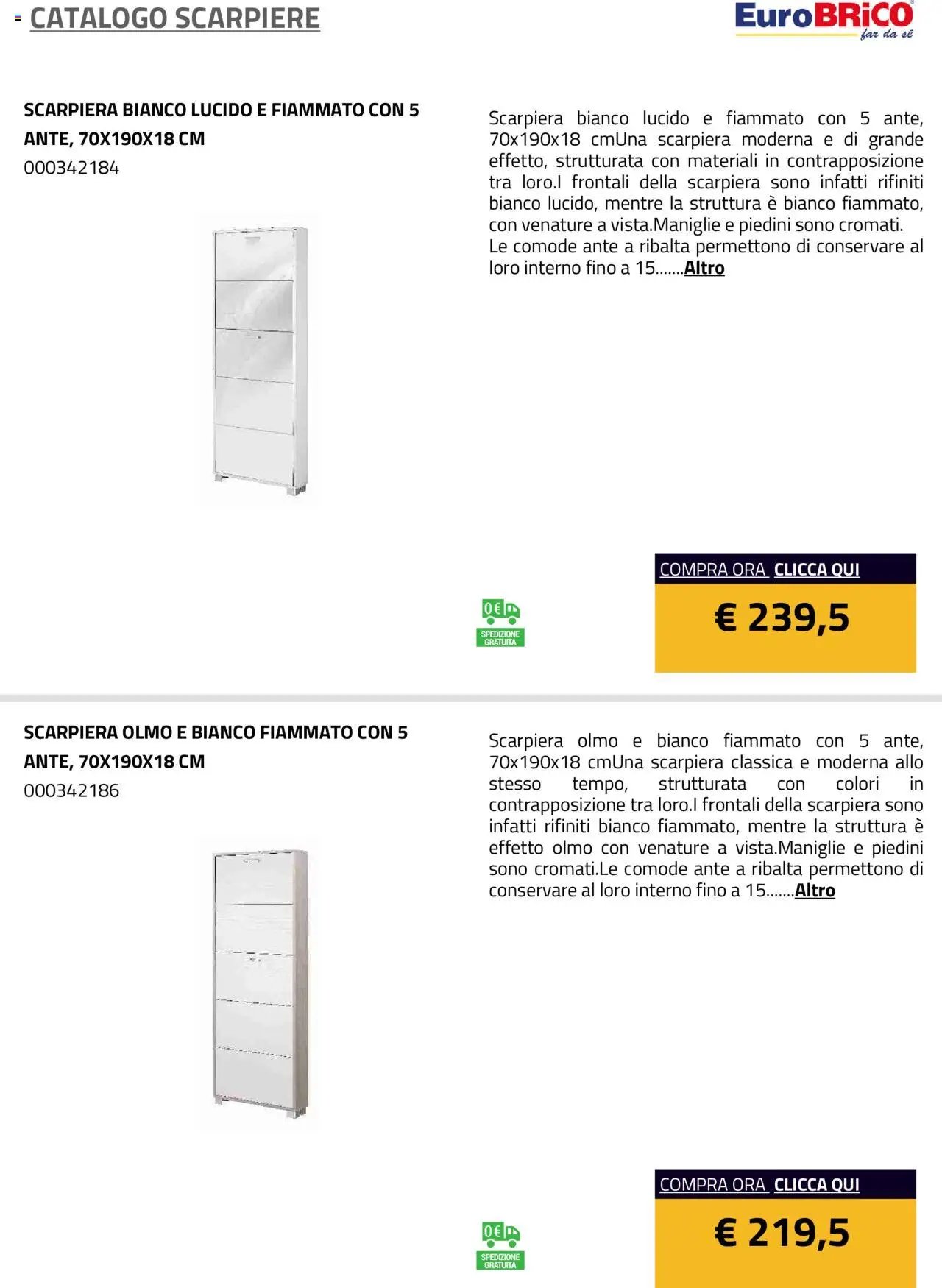 Eurobrico Scarpiere catalogo