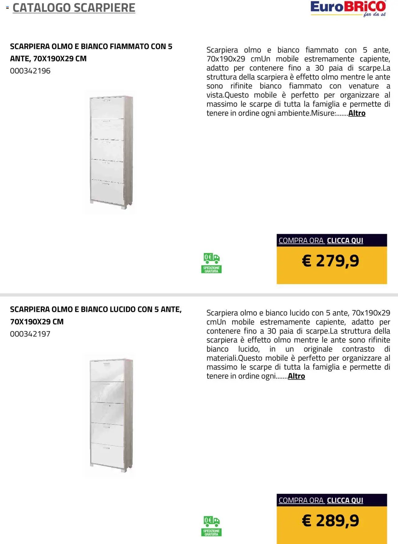 Eurobrico Scarpiere catalogo