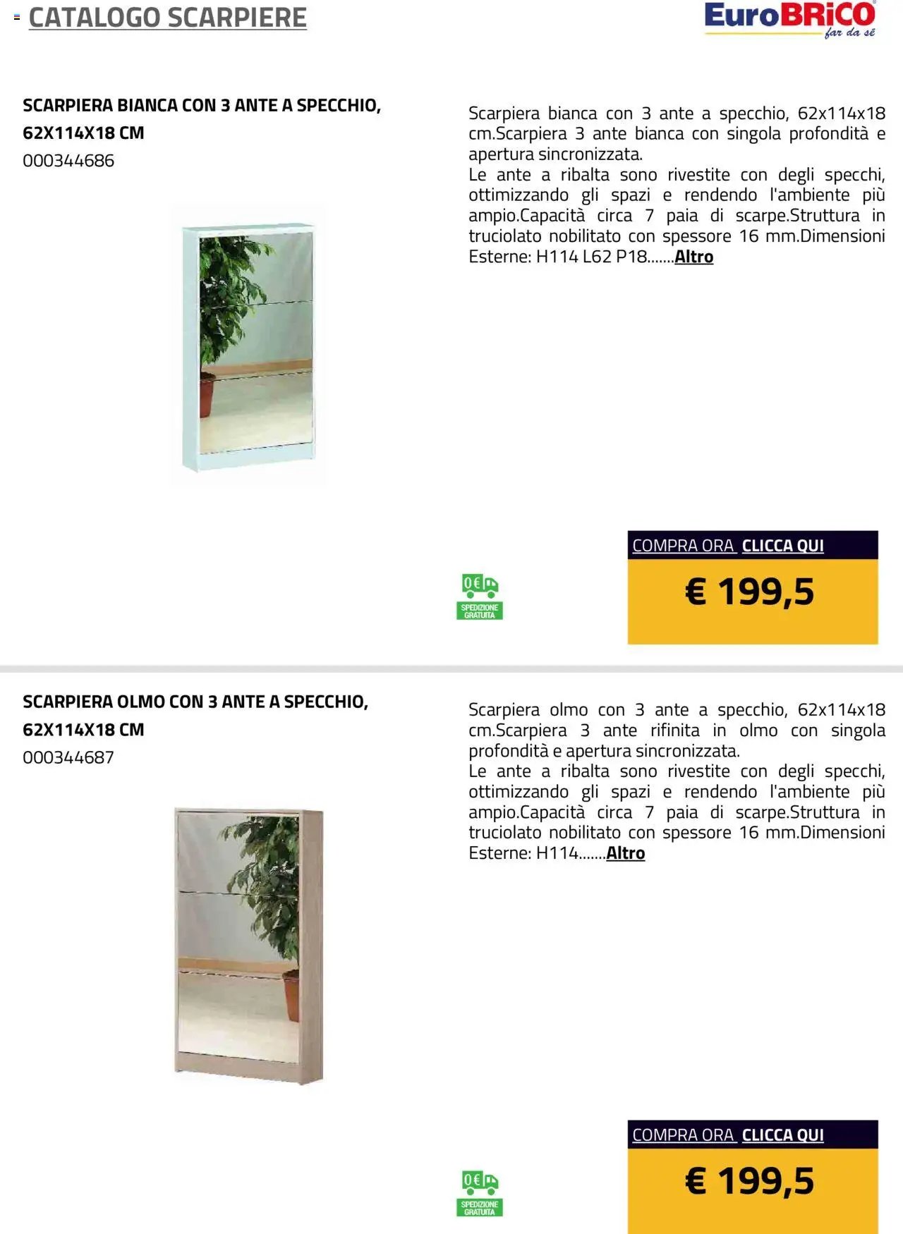 Eurobrico Scarpiere catalogo