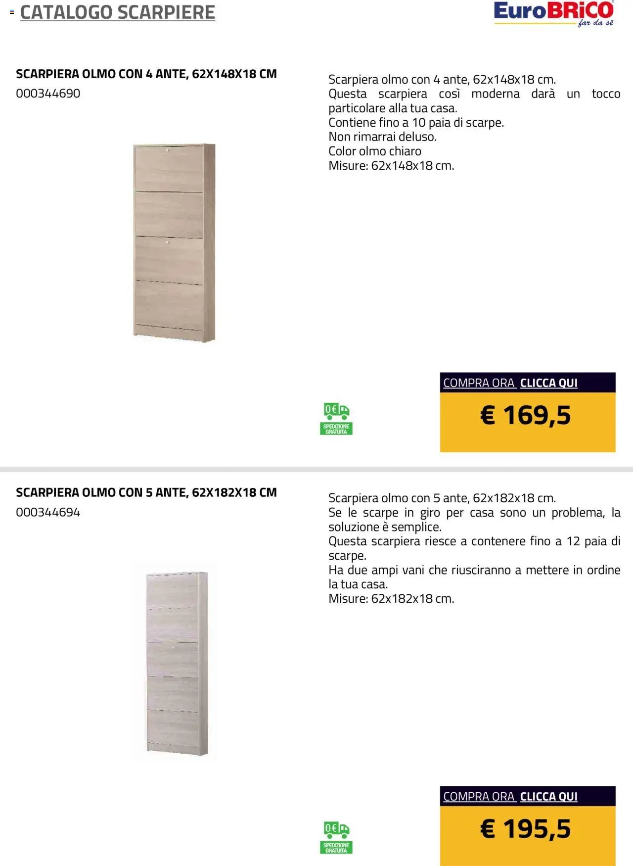 Eurobrico Scarpiere catalogo