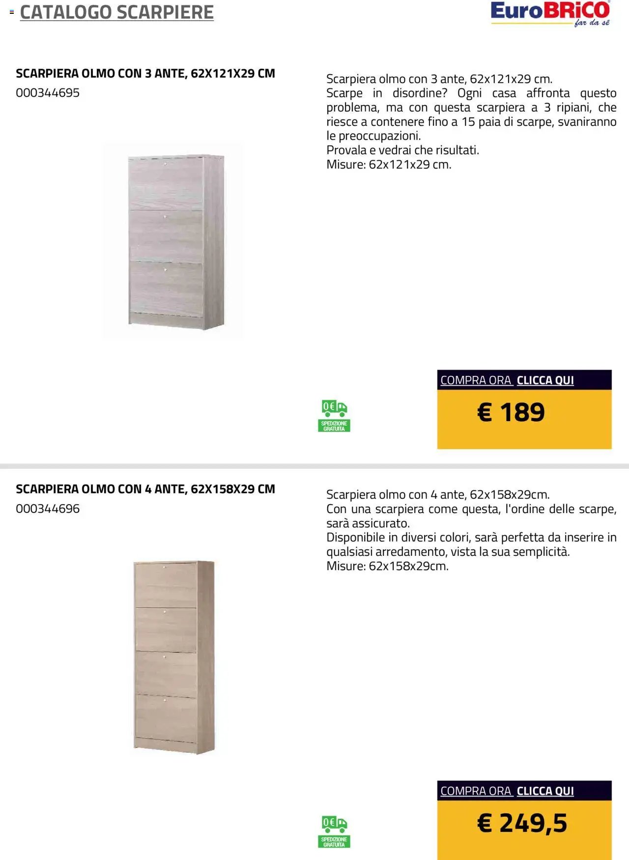 Eurobrico Scarpiere catalogo